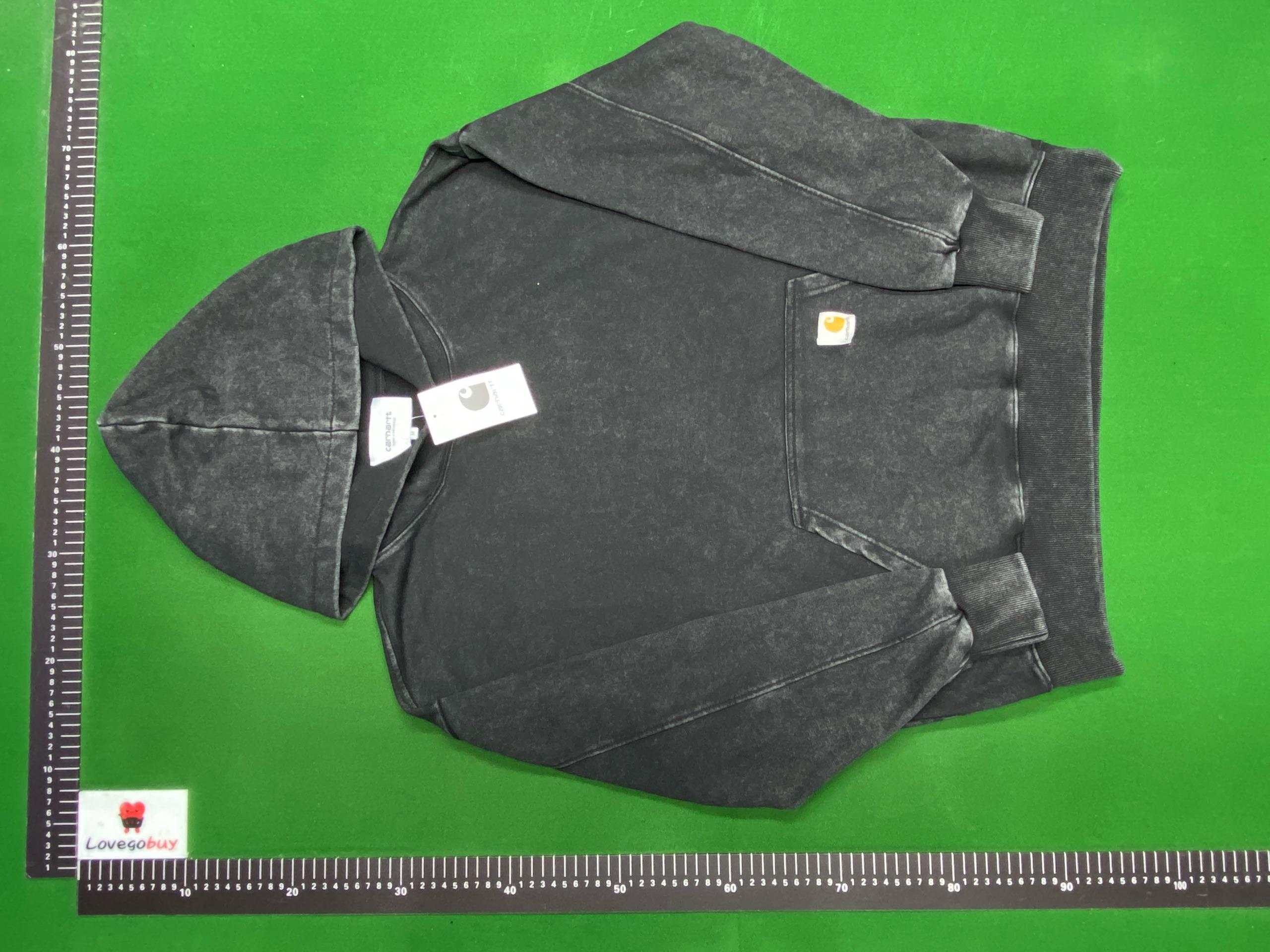 Foto QC 6 de Carhartt WIP Zip Sweater Washed Hooded Beige