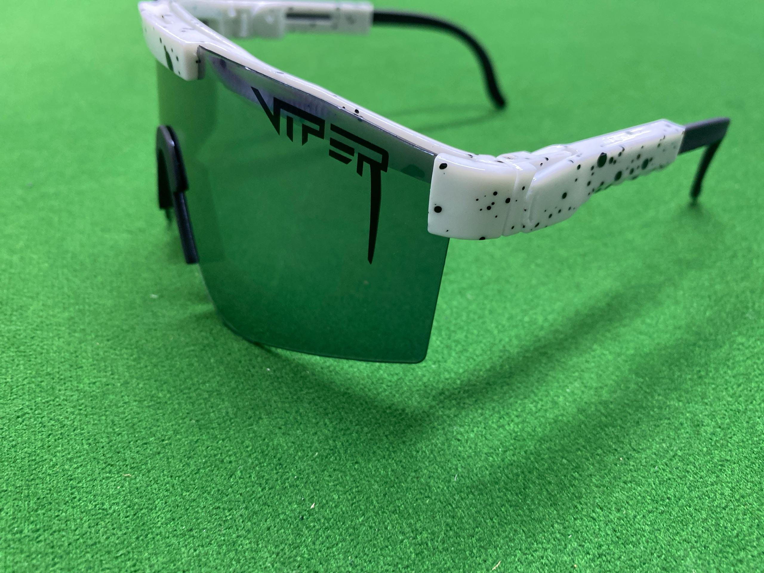Foto QC 6 de Pit Viper Shield Plastic Sunglasses Stars and Stripes Purple Mirror (The Merika)