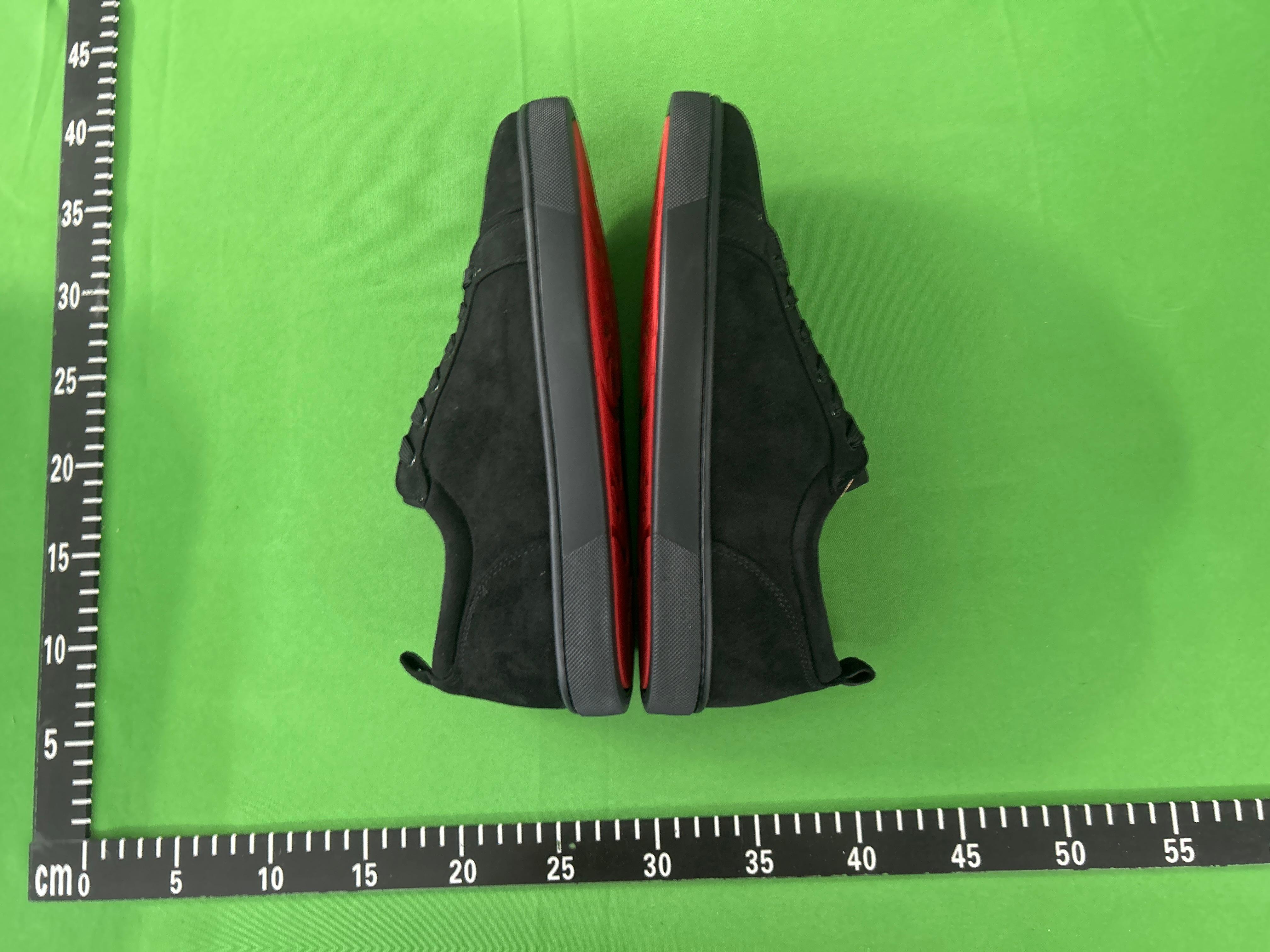 Foto QC 5 de Christian Louboutin Louis Junior Low Spikes Silver Glitter