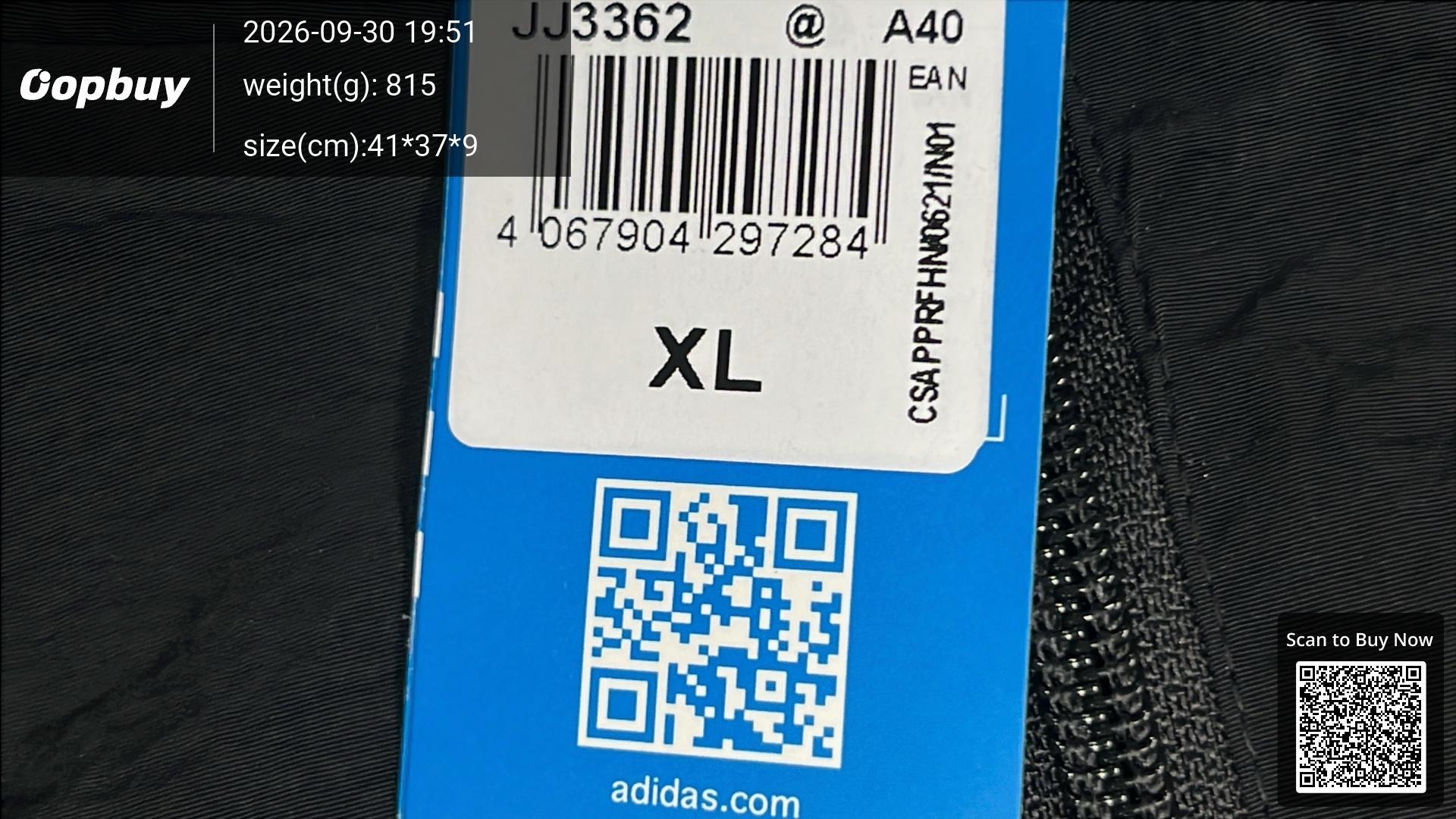 Foto QC 1 de adidas 3-Stripes Track Jacket Black