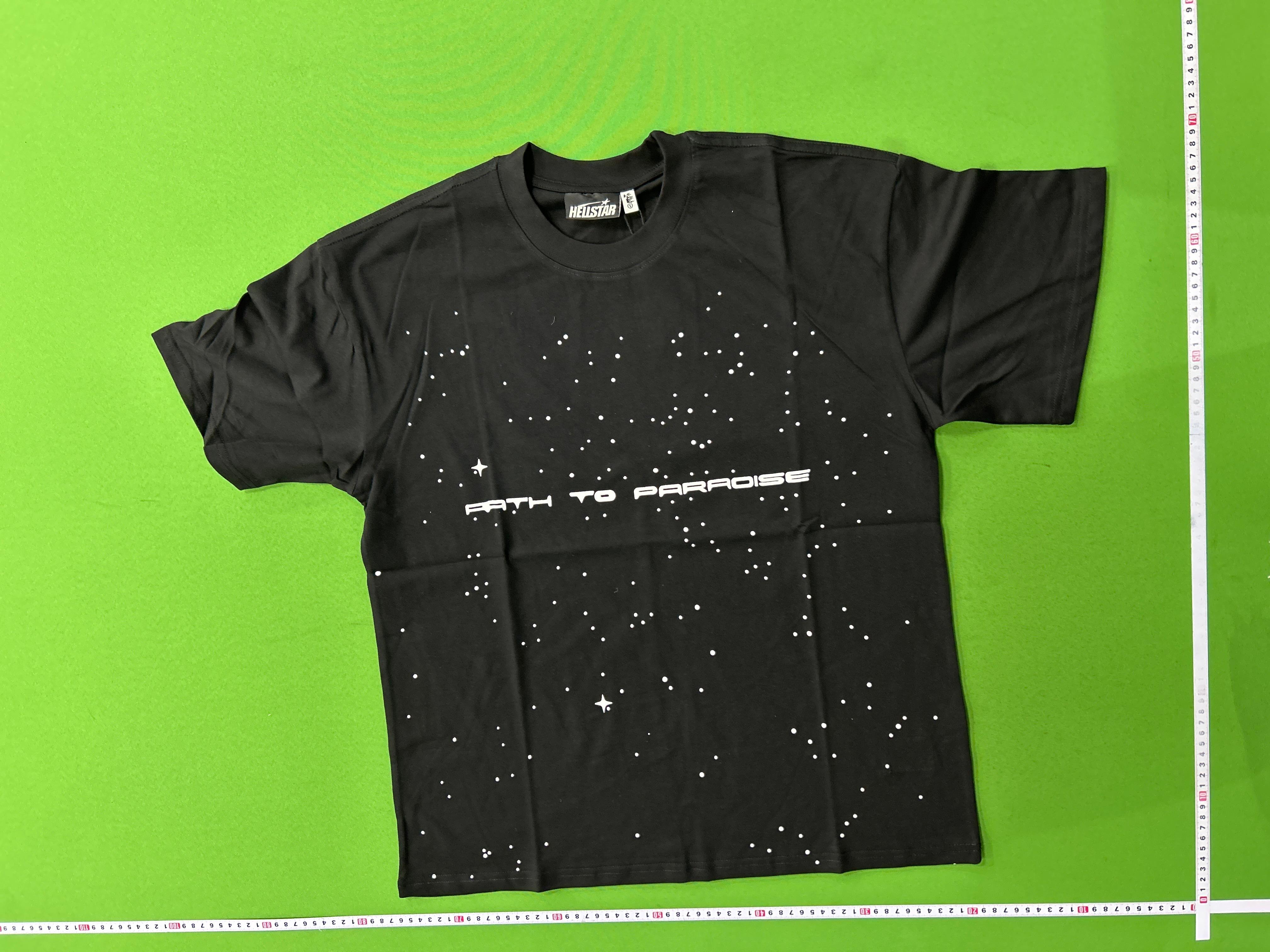 Foto QC 7 de Hellstar T-shirt Shooting Star Flame Face Black