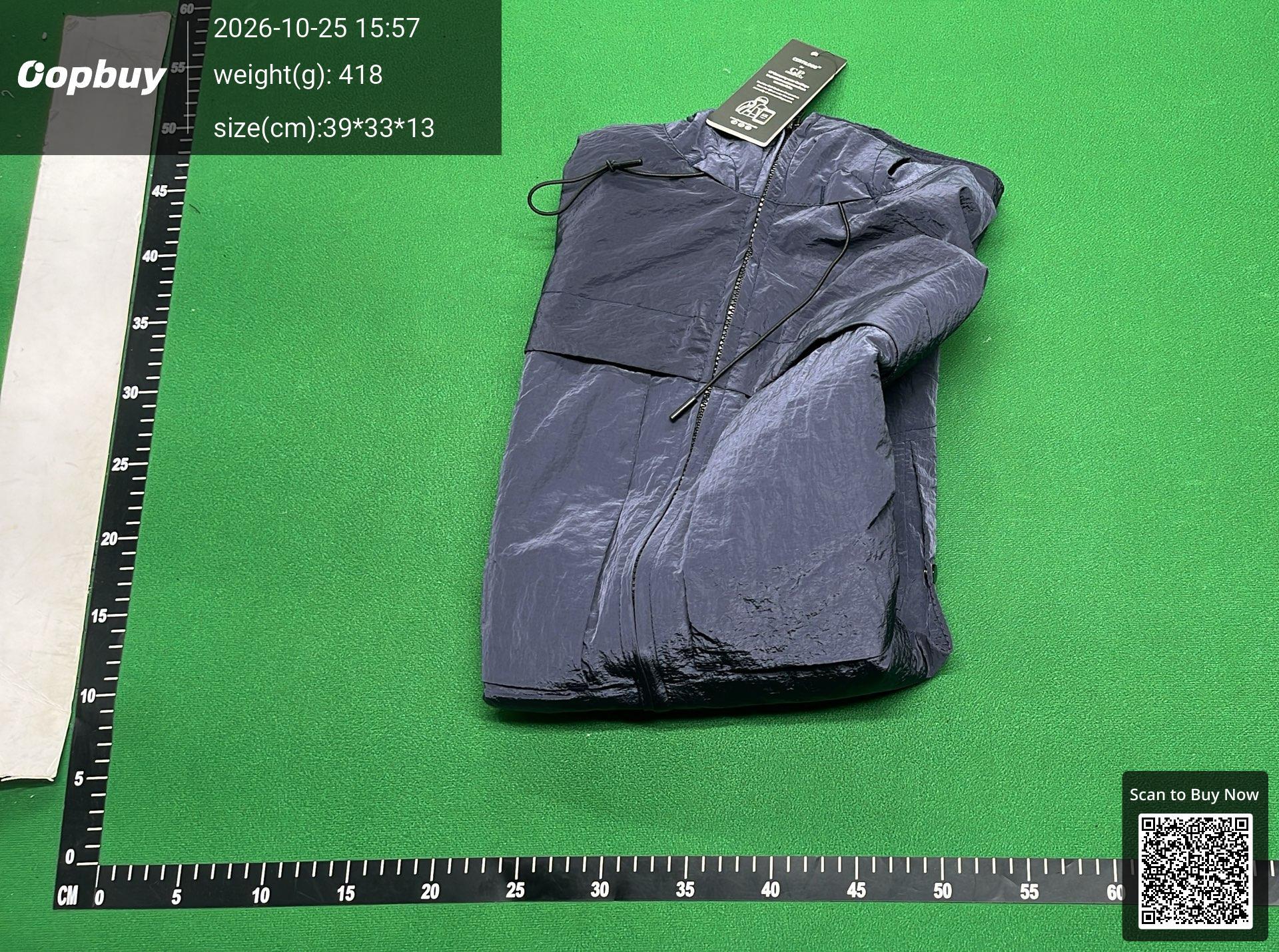Foto QC 4 de C.P. Company D.D. Shell Hooded Down Jacket Lens Ivy Green