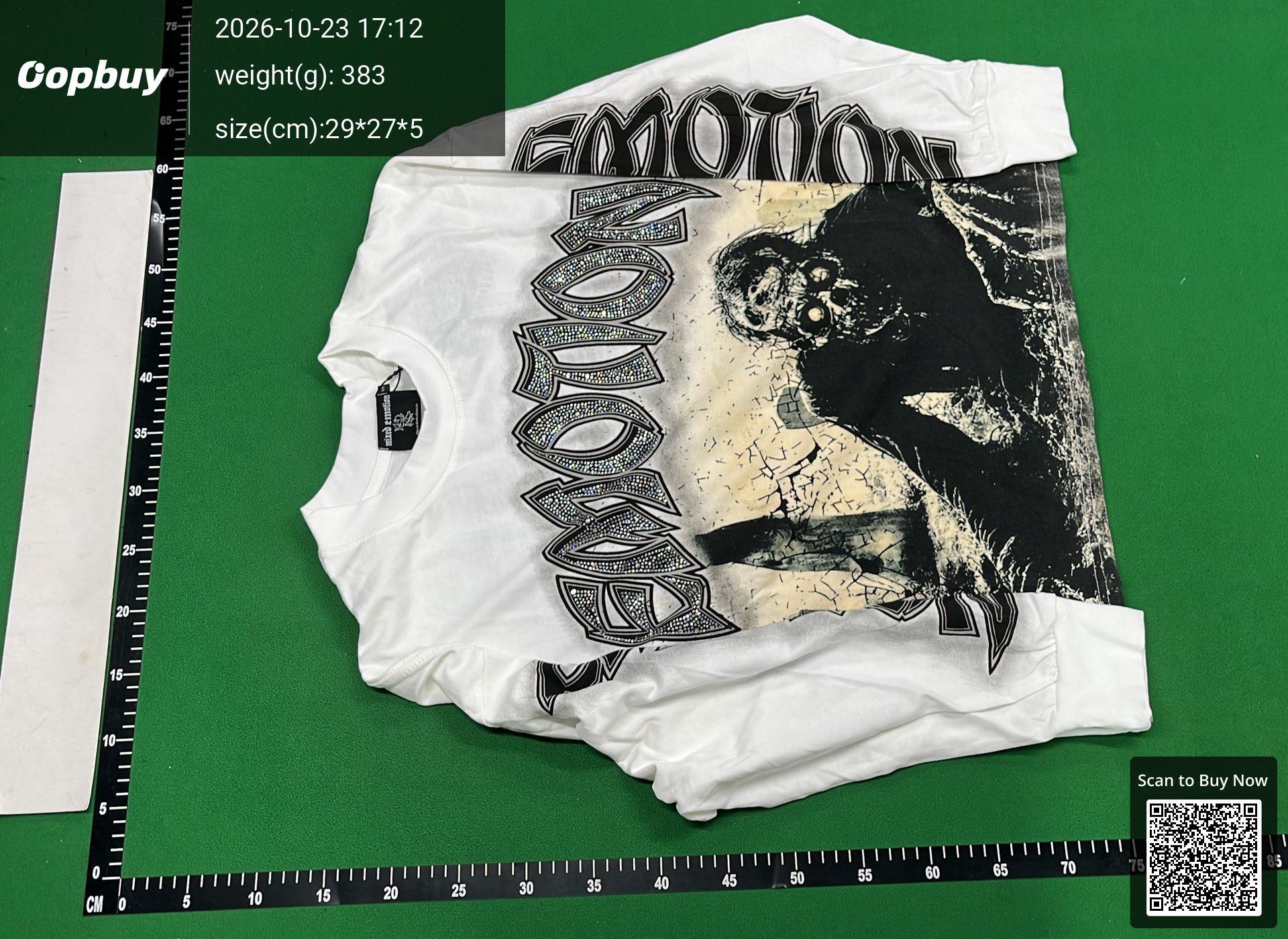 Foto QC 2 de Mixed Emotion Resurrection Long Sleeve T-shirt White