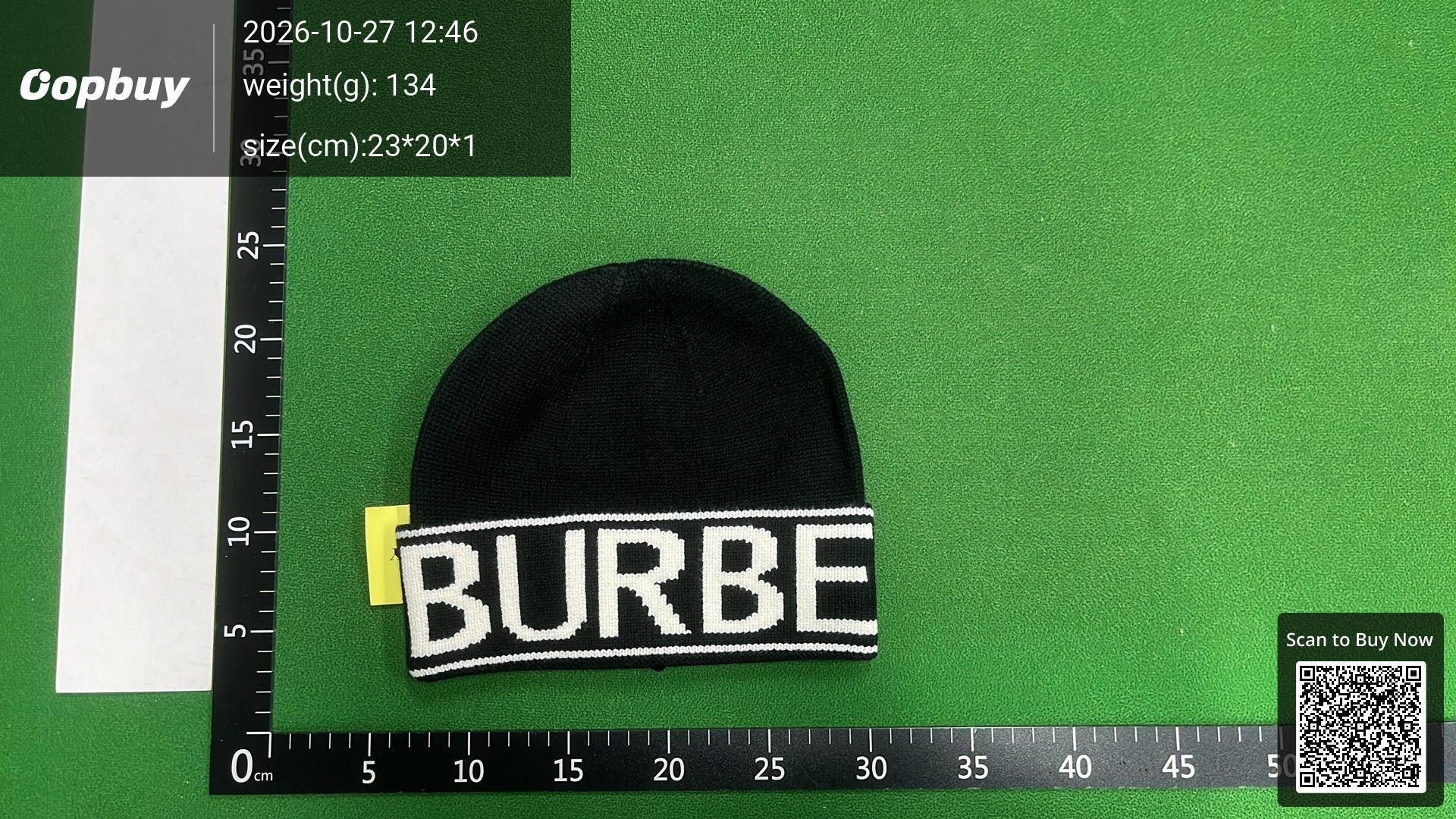 Foto QC 5 de Burberry Logo Beanie Camel