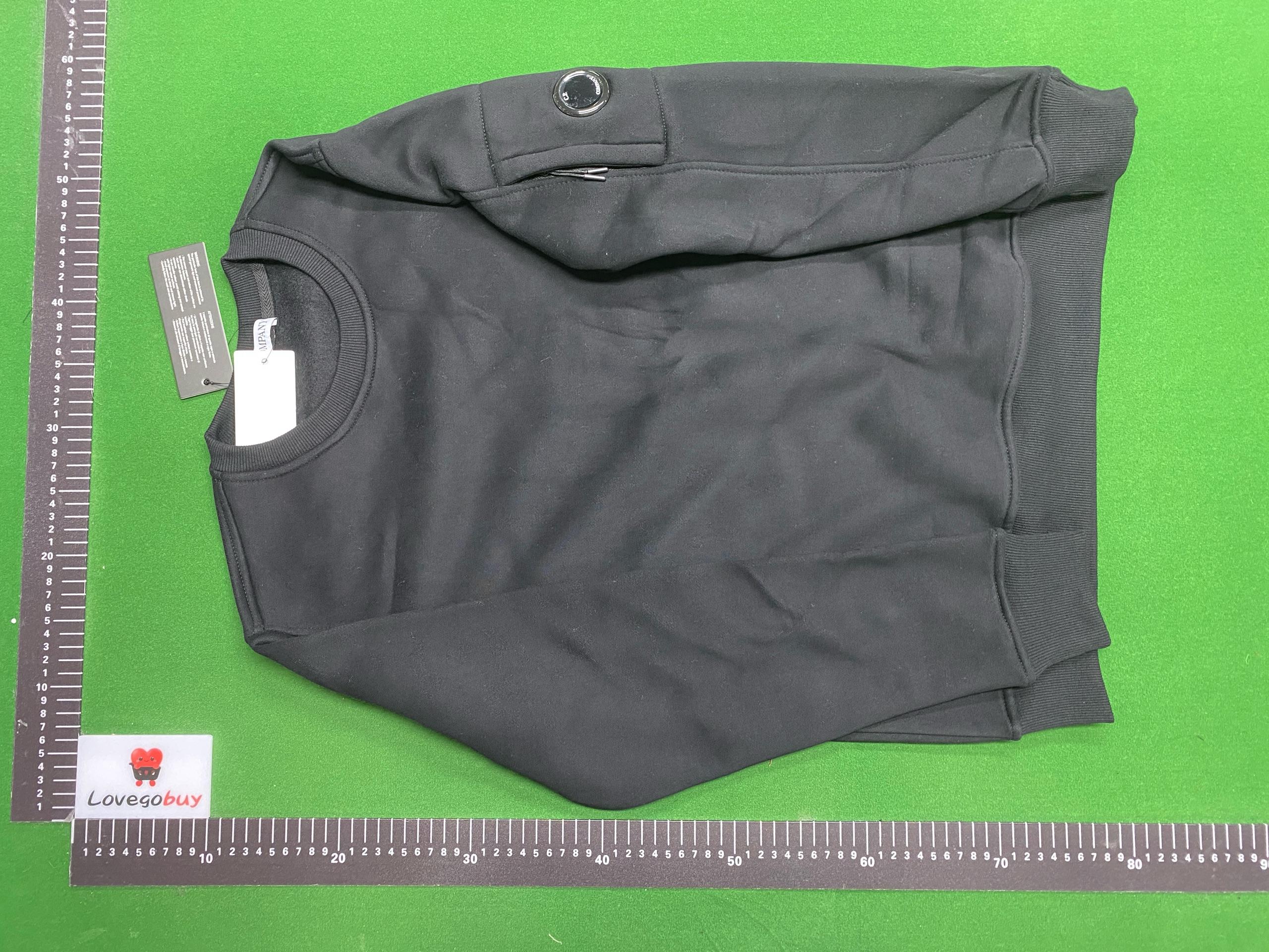 Foto QC 2 de C.P. Company Lens Detail Crewneck Sweater Grey
