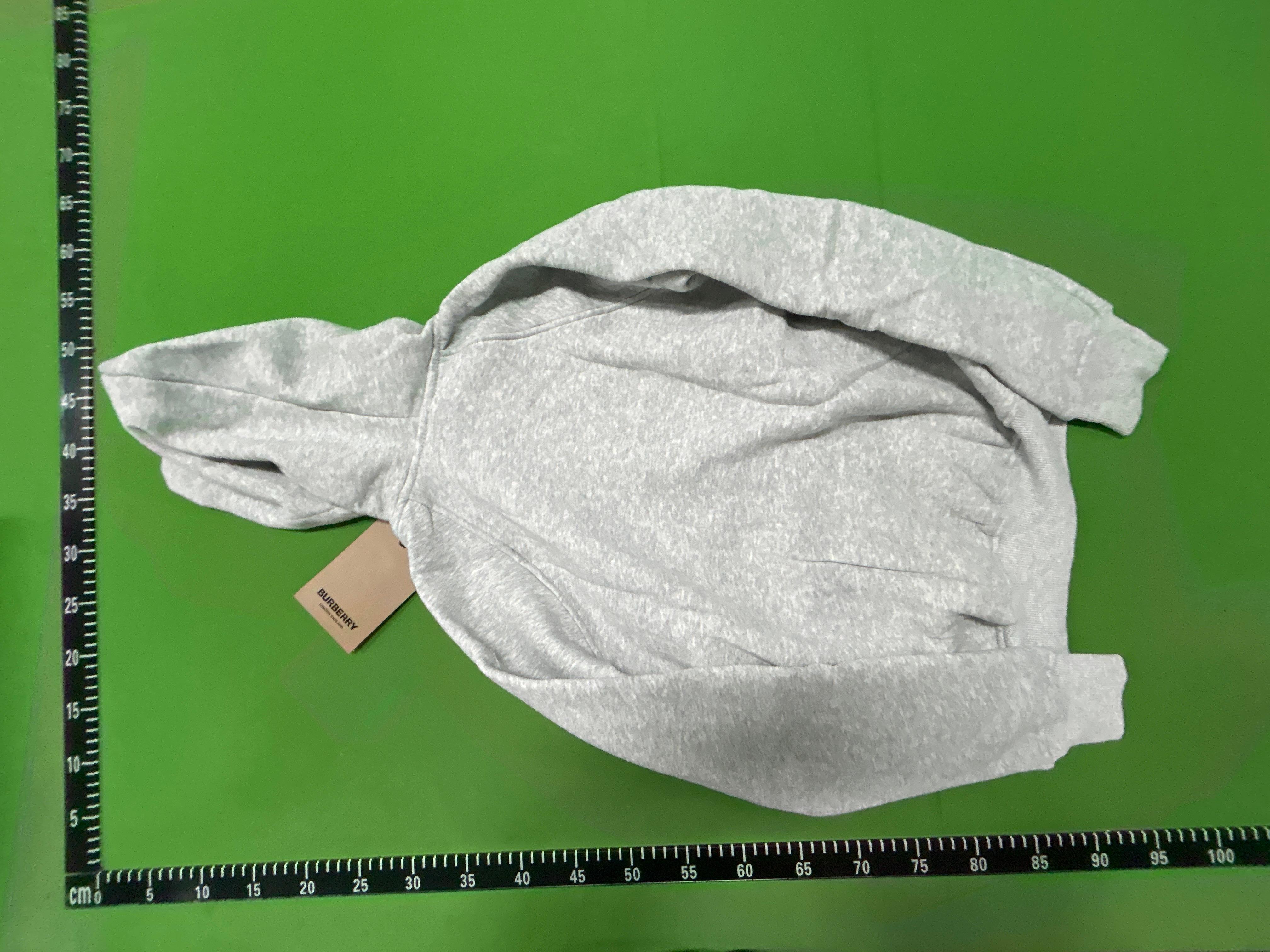 Foto QC 4 de Burberry Zip Sweater Vintage Check Lining Grey