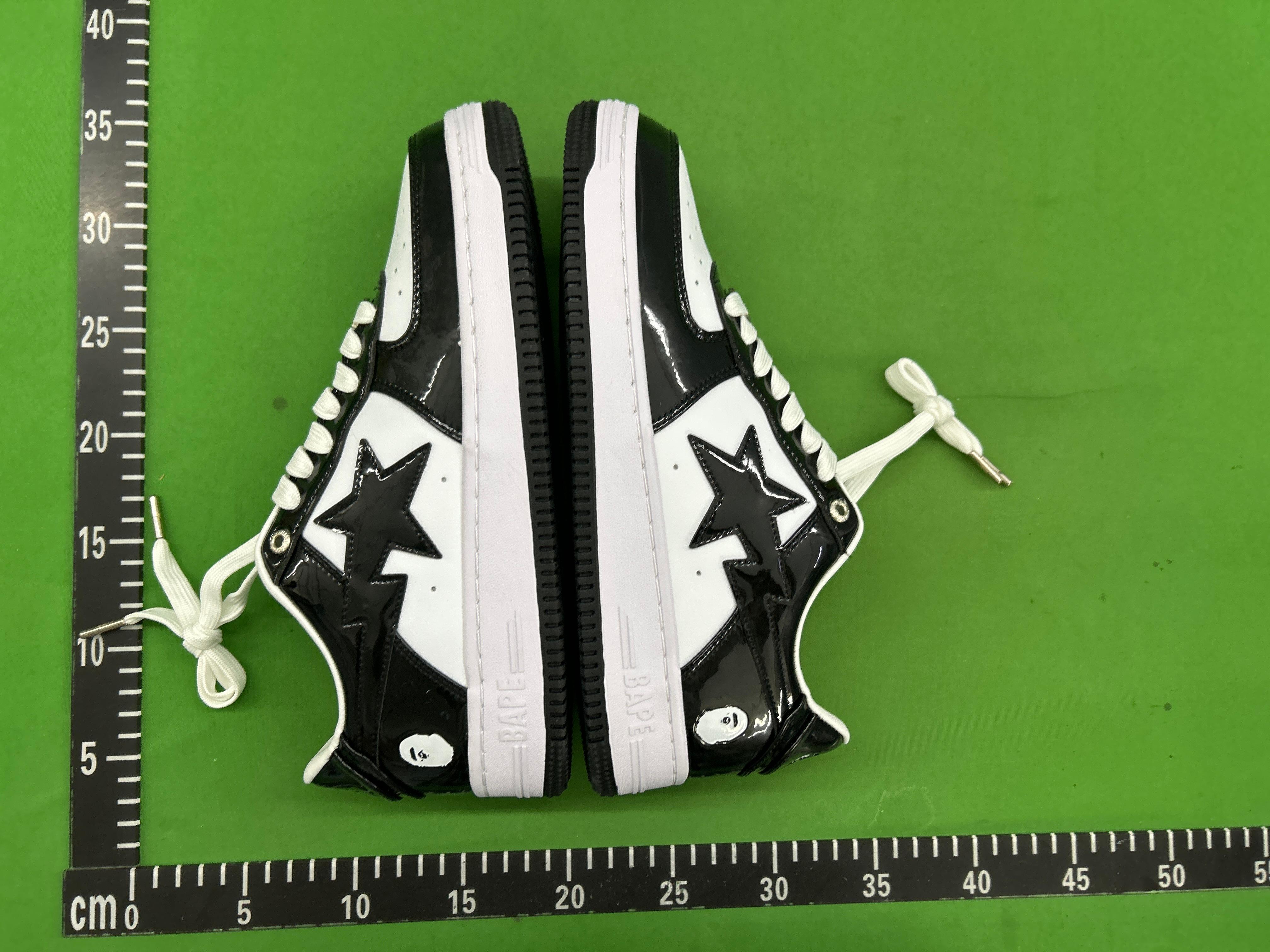 Foto QC 7 de Bape Bape Sta Low Patent Leather White Blue