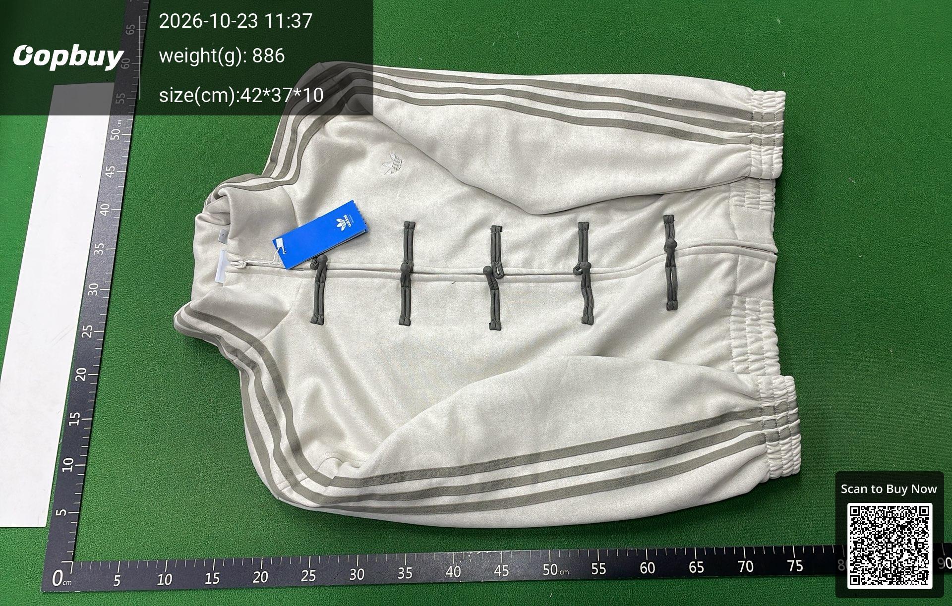 Foto QC 2 de Adidas Year of the Snake Stand Collar Jacket Frog Button Striped White