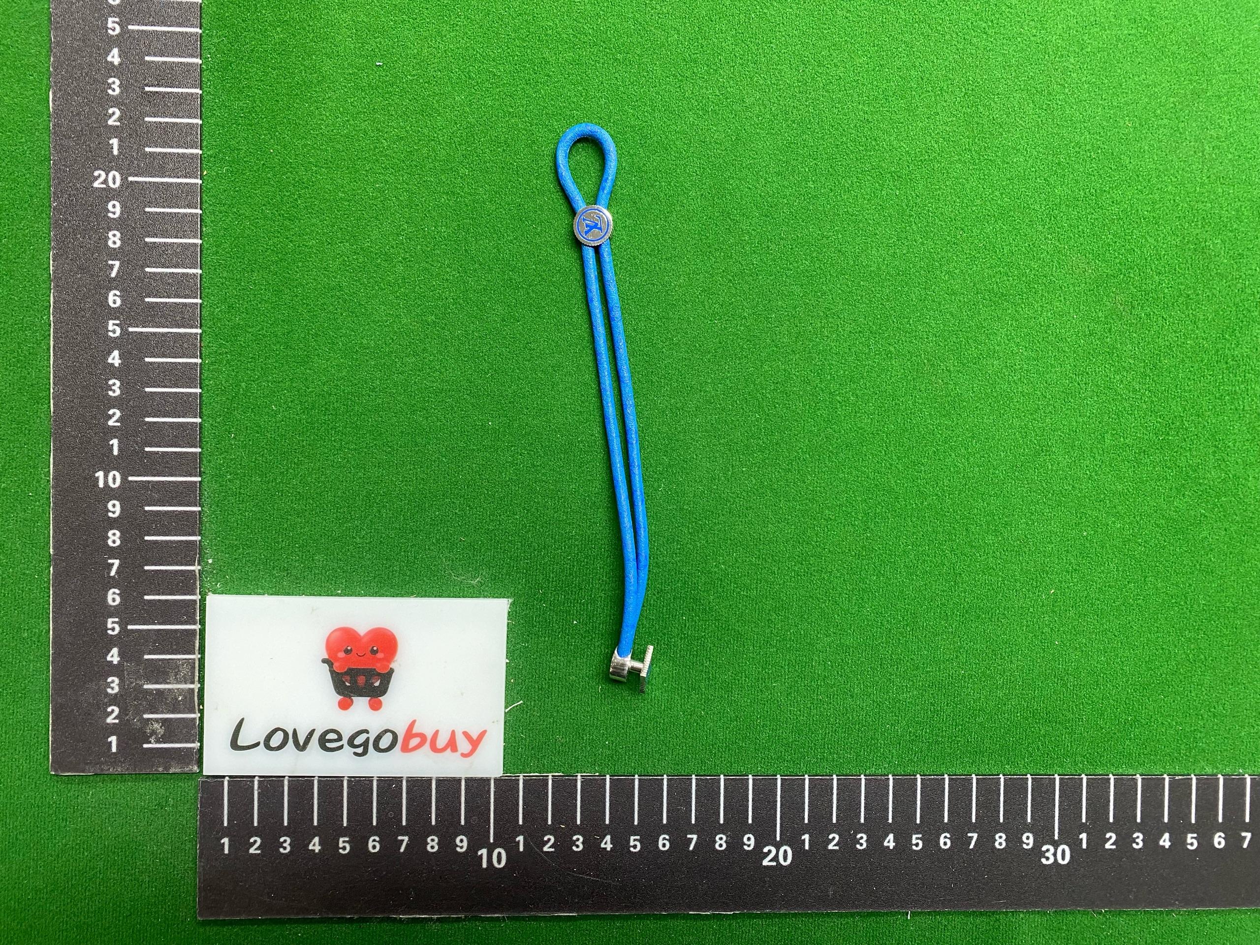 Foto QC 2 de Louis Vuitton Bracelet Leather Metal Blue
