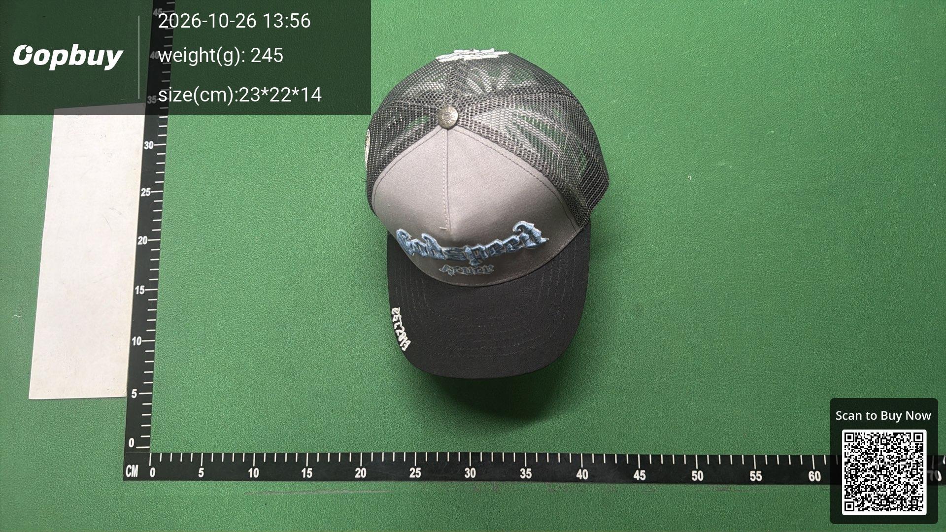 Foto QC 1 de Godspeed Script Logo Trucker Cap Black