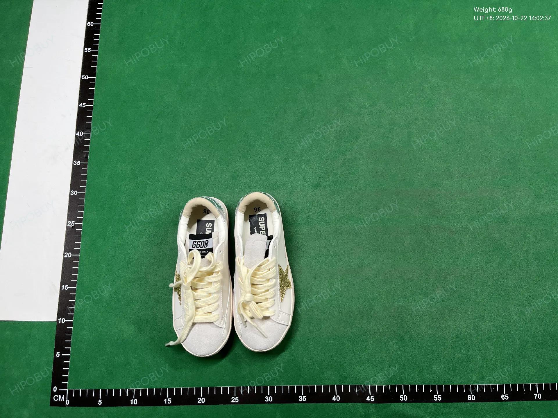 Foto QC 6 de Golden Goose Super-Star Low Leopard Star Silver Glitter