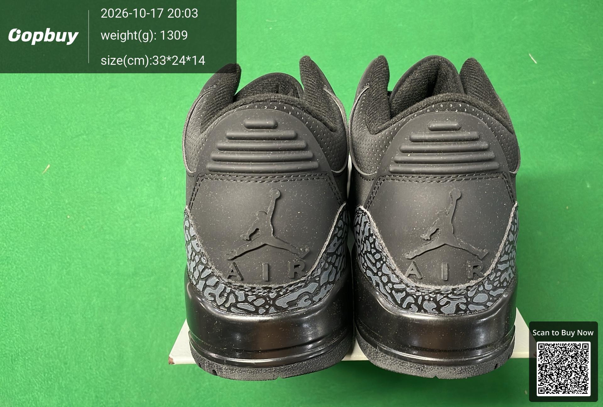 Foto QC 3 de Jordan 3 Retro Fire Red DN3707-160