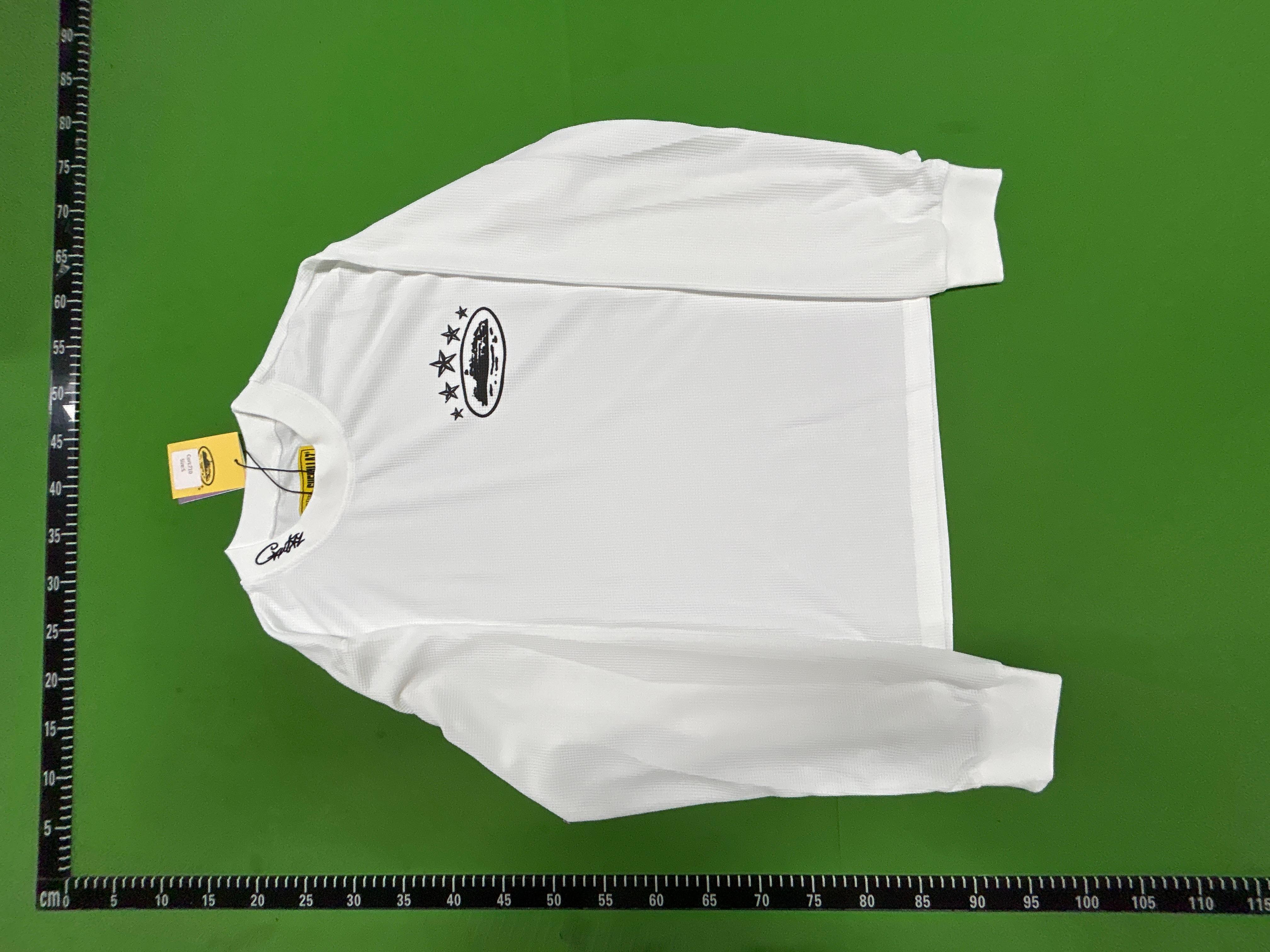 Foto QC 4 de Corteiz Alcatraz T-shirt Long-Sleeve White