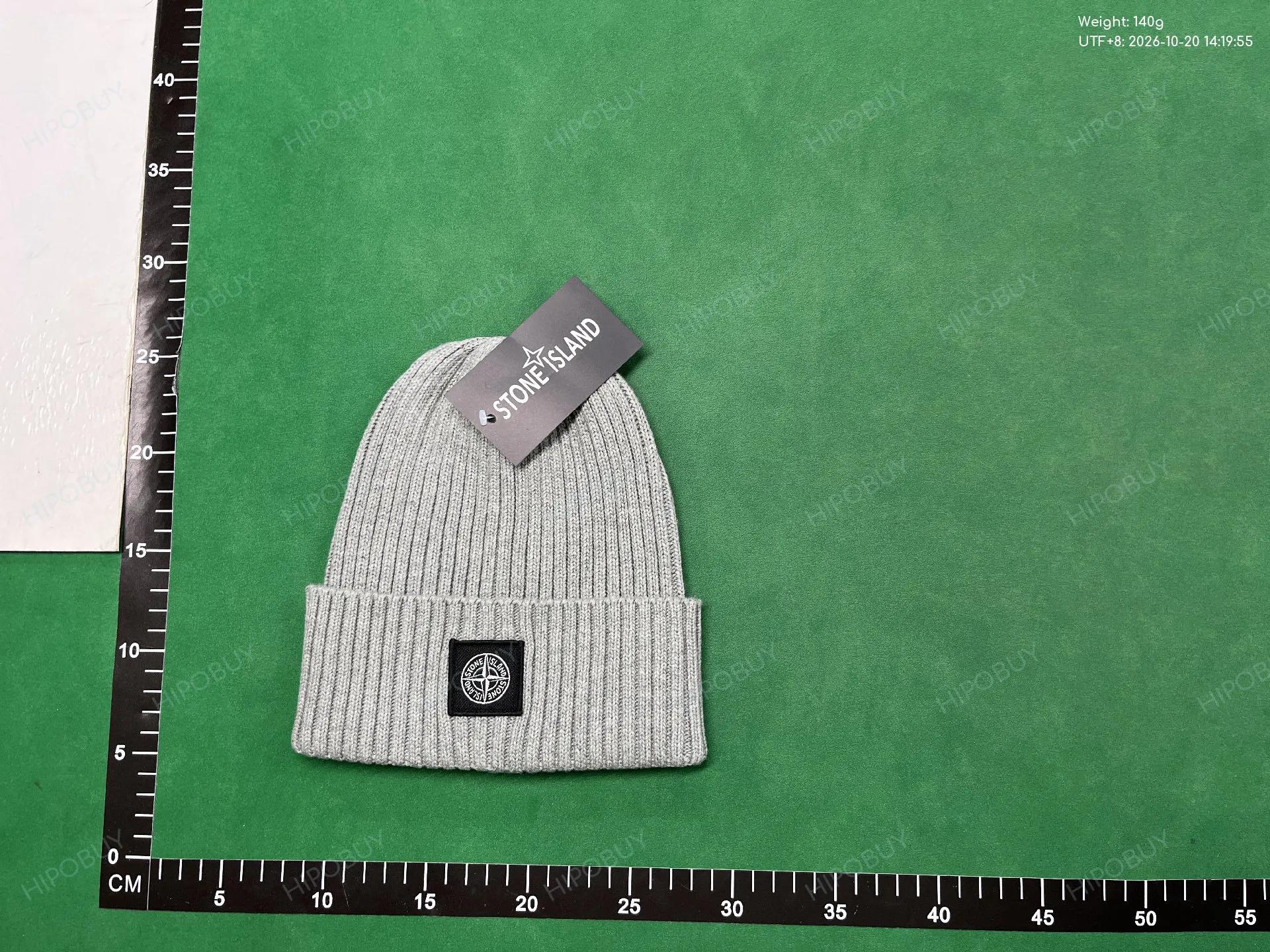 Foto QC 1 de Stone Island Compass Logo Beanie Black