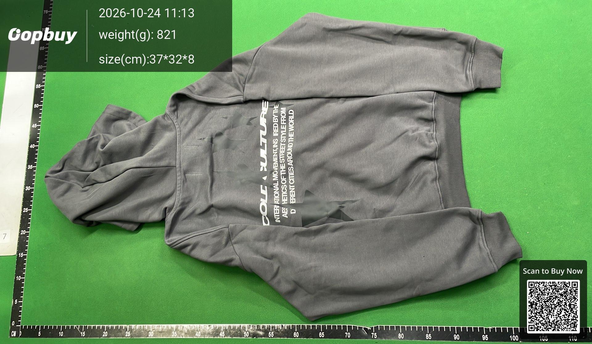 Foto QC 7 de Cold Culture Boxy Hoodie Red Boots Graphic Black