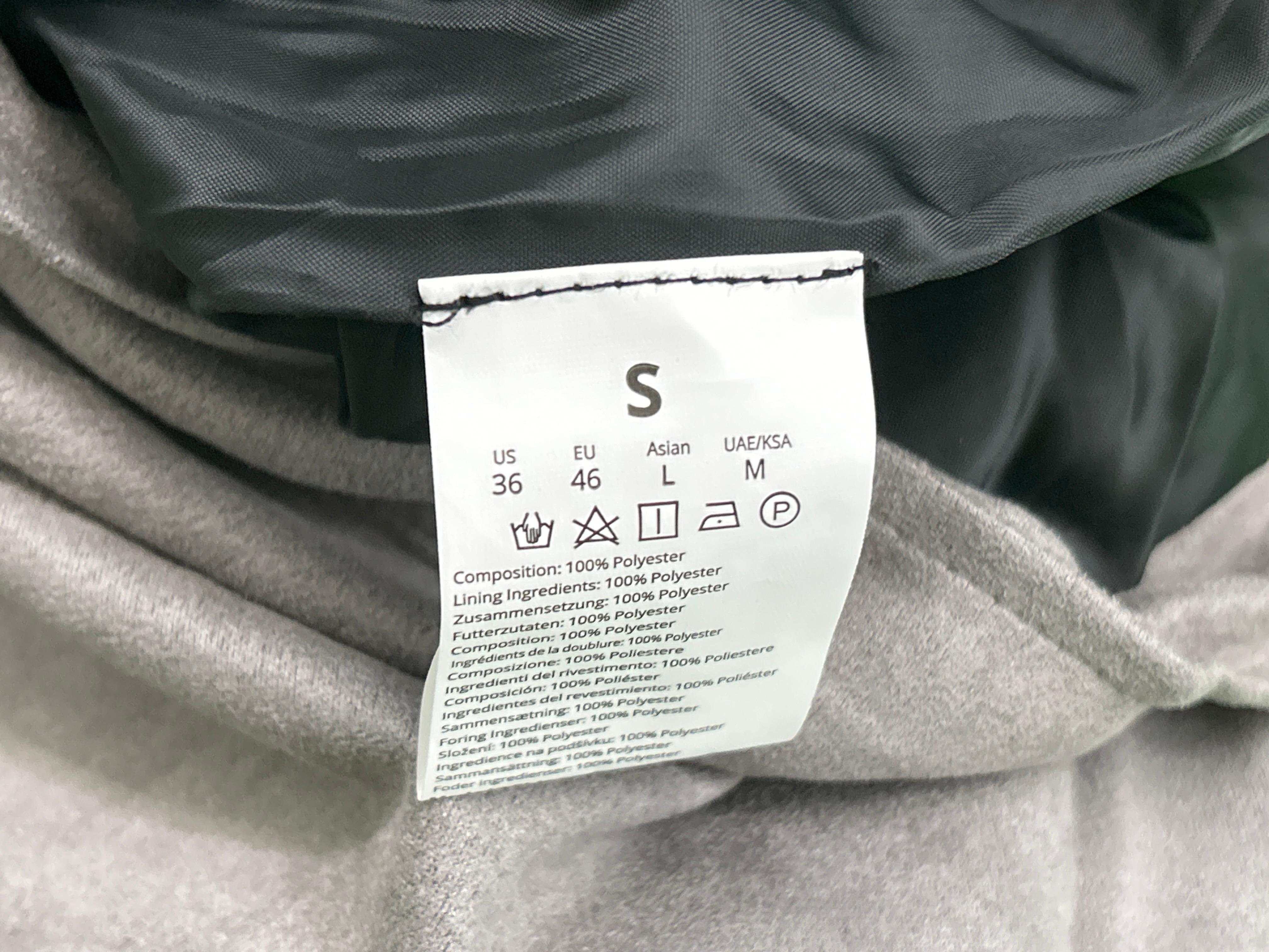 Foto QC 2 de Unbranded Suede Zip Up Jacket Flap Pocket Grey
