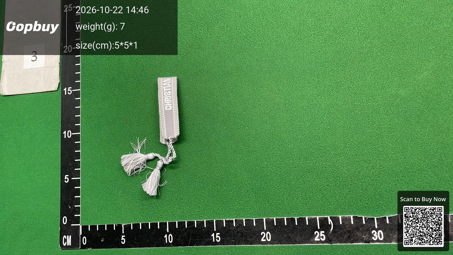 Foto QC 3 de Dior J'Adior Bracelet Woven Cotton Black White
