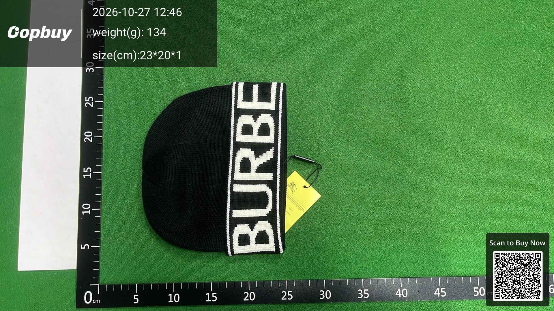 Foto QC 7 de Burberry Logo Beanie Camel
