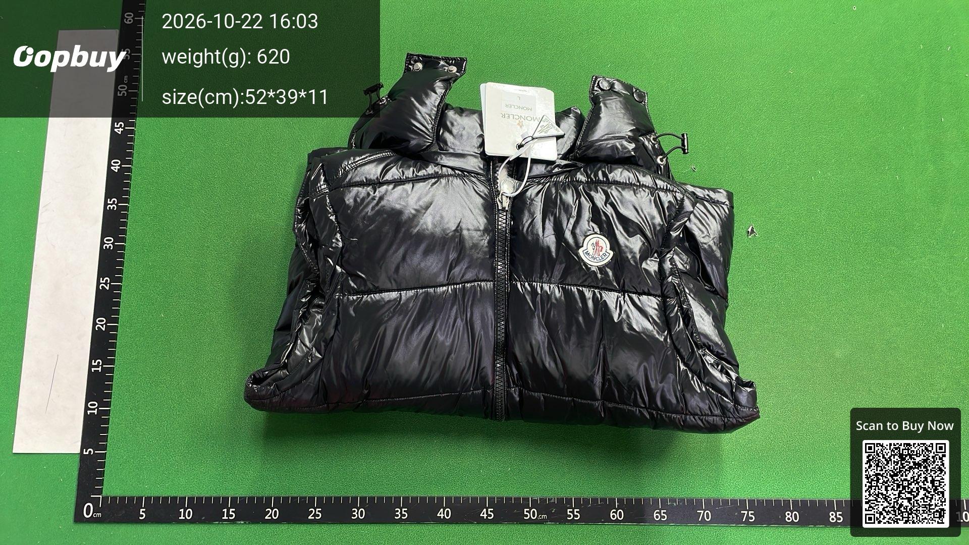 Foto QC 8 de Moncler Maya Puffer Jacket Hooded Down Black
