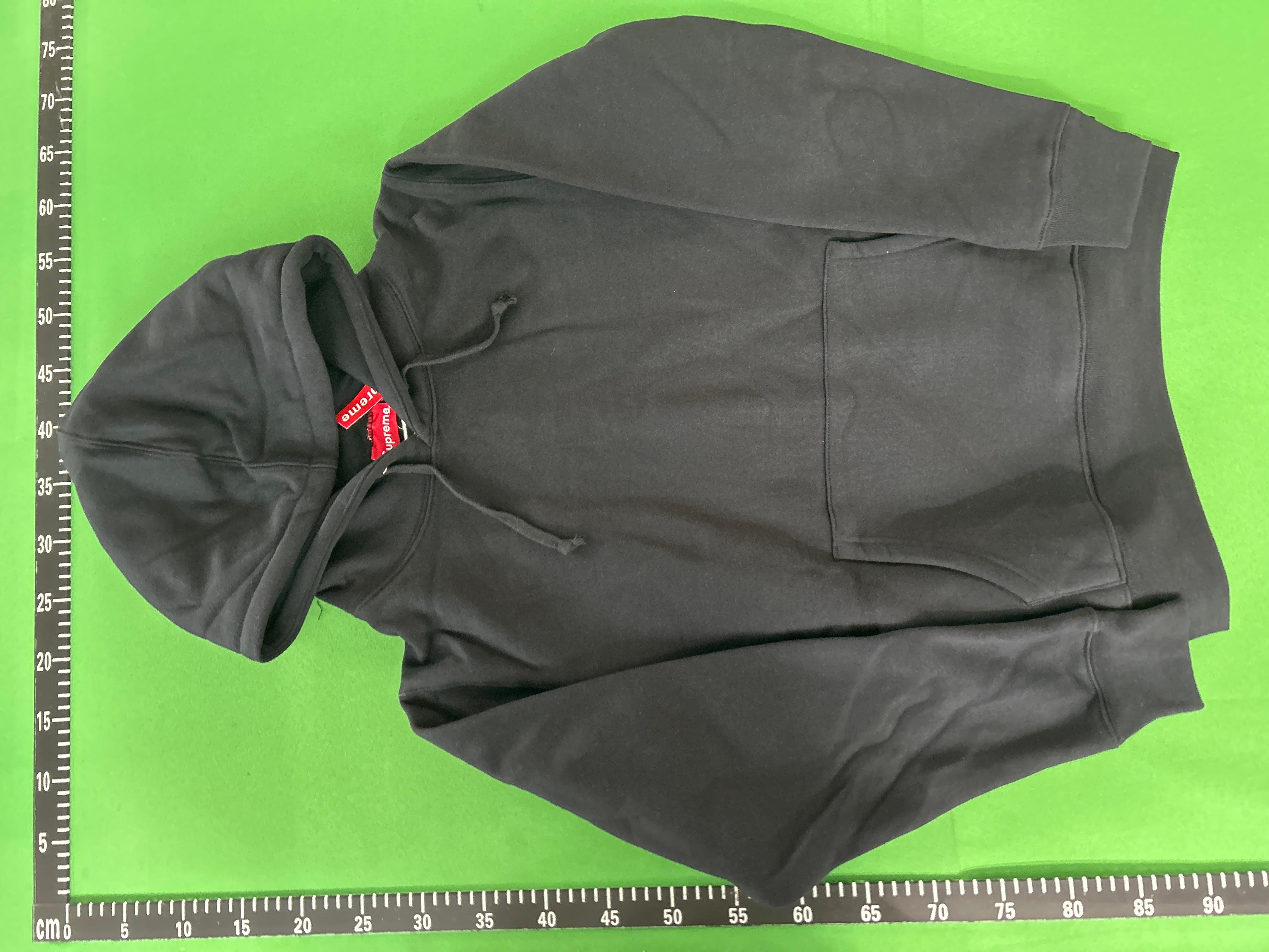 Foto QC 2 de Supreme Satin Applique Hooded Sweater Brown