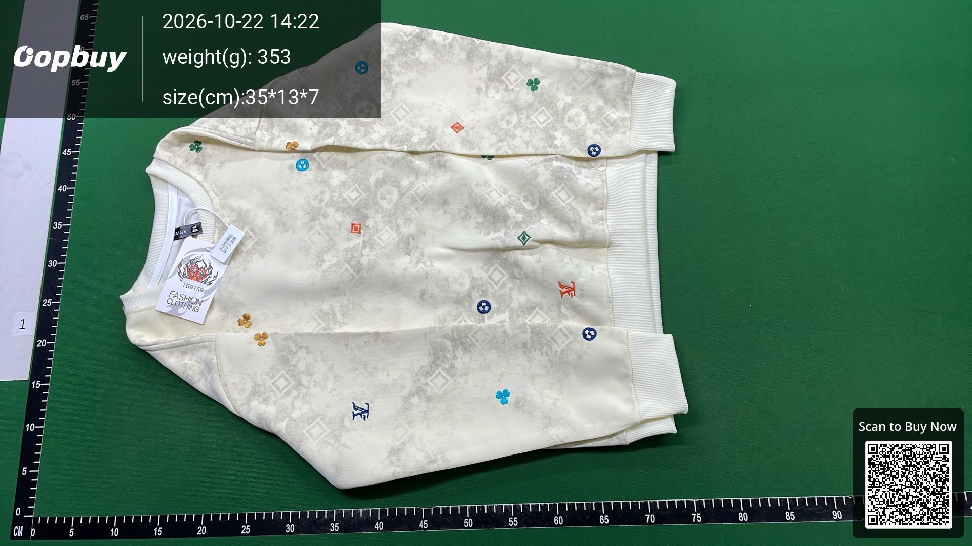 Foto QC 6 de Louis Vuitton Crewneck Sweater Monogram Black
