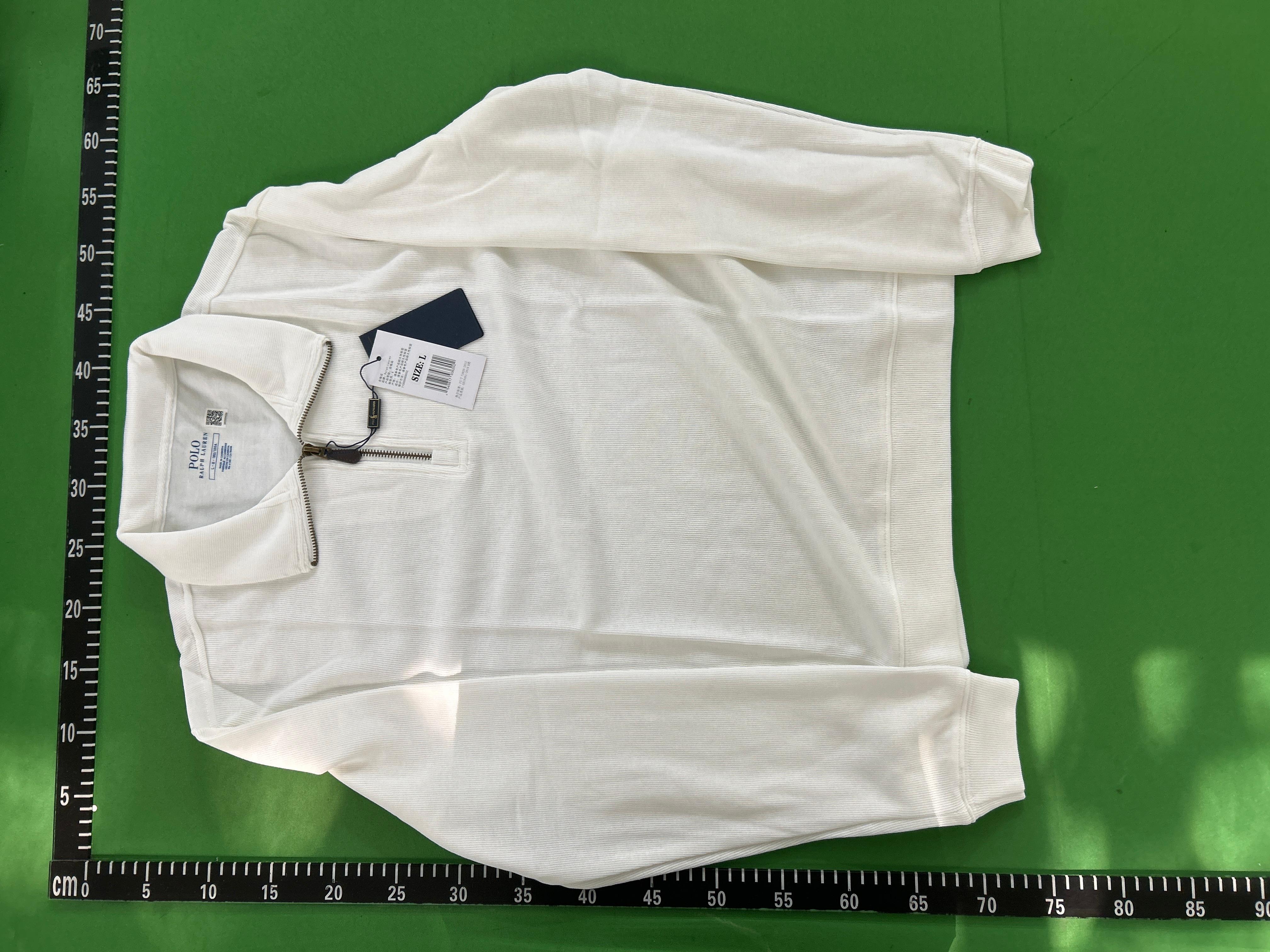 Foto QC 3 de Polo Ralph Lauren Zip Sweater Cotton Quarter-Zip Cream