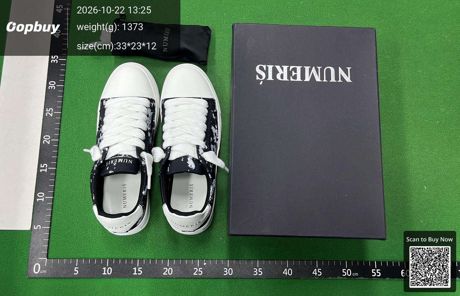 Foto QC 1 de Numeris Chunky Skate Low Black White