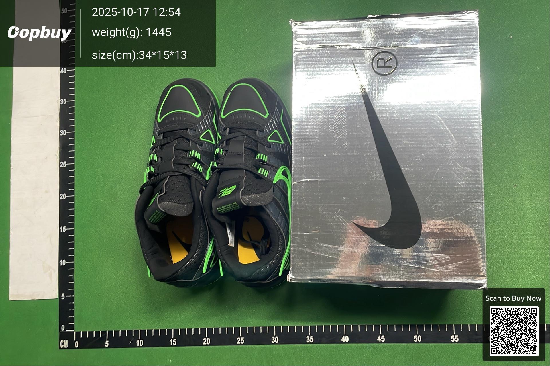 Foto QC 1 de Nike Air Rubber Dunk Low Off-White Green Strike CU6015-001