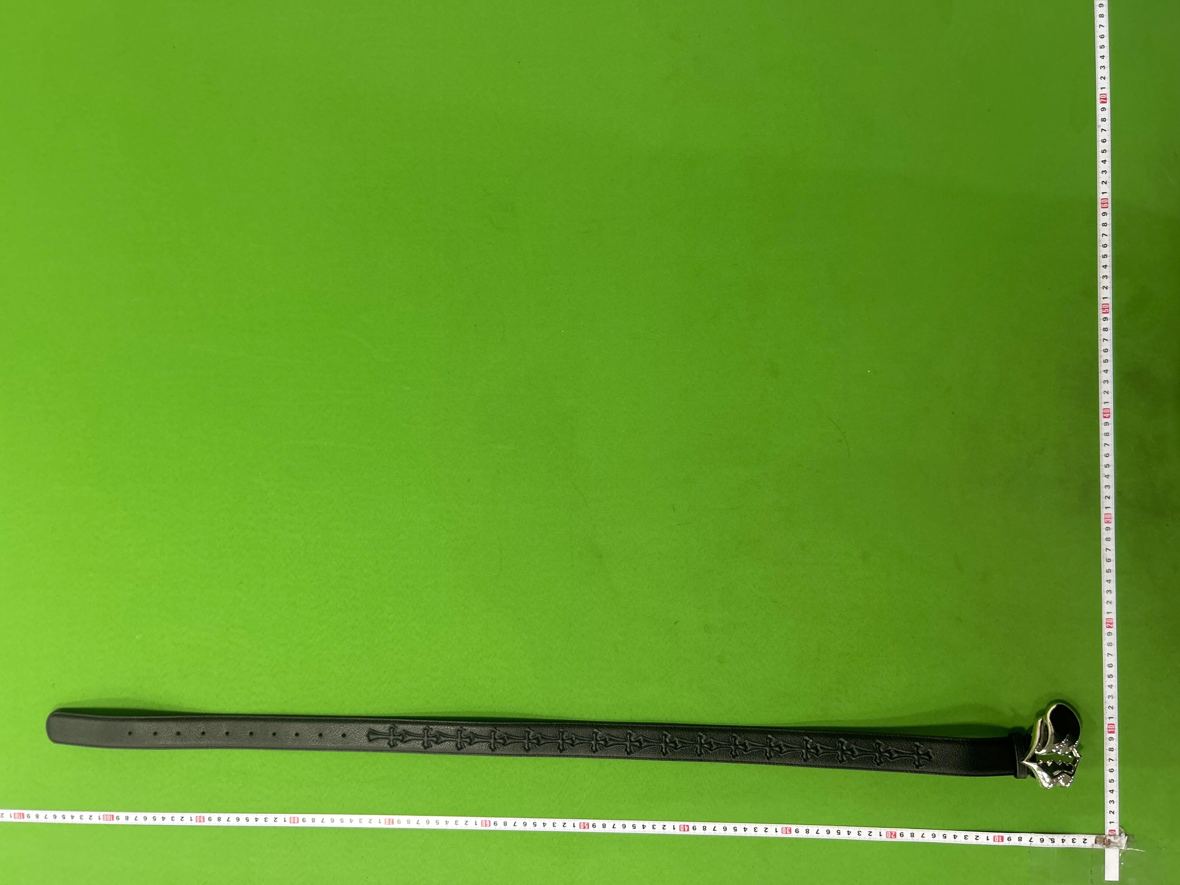 Foto QC 1 de Chrome Hearts Cemetery Cross Belt Black