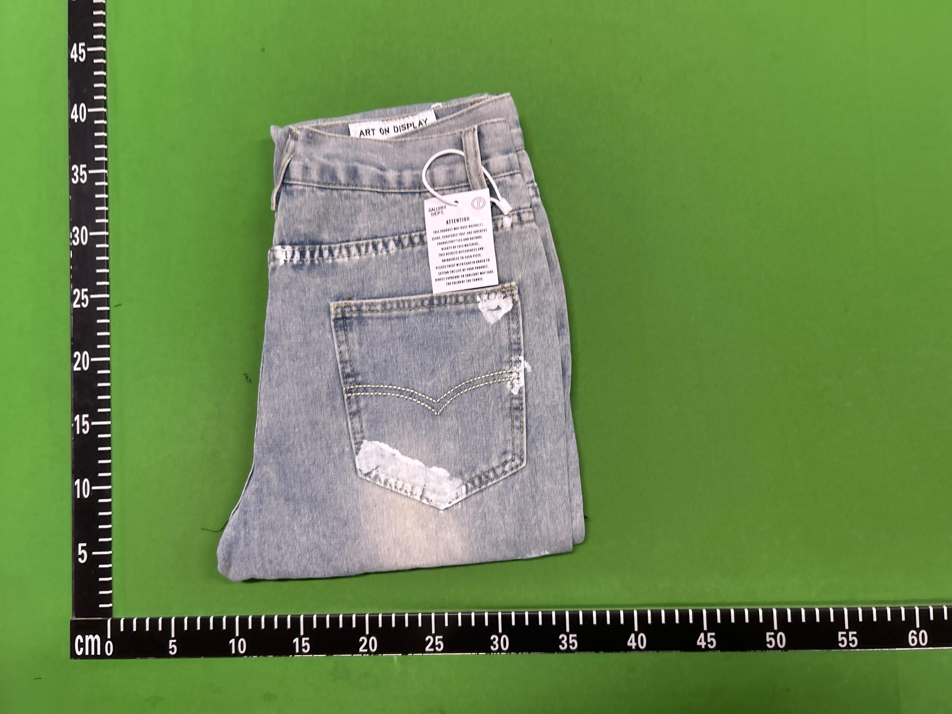 Foto QC 2 de Chrome Hearts Gallery Dept Cross Patch Jeans Relaxed Black