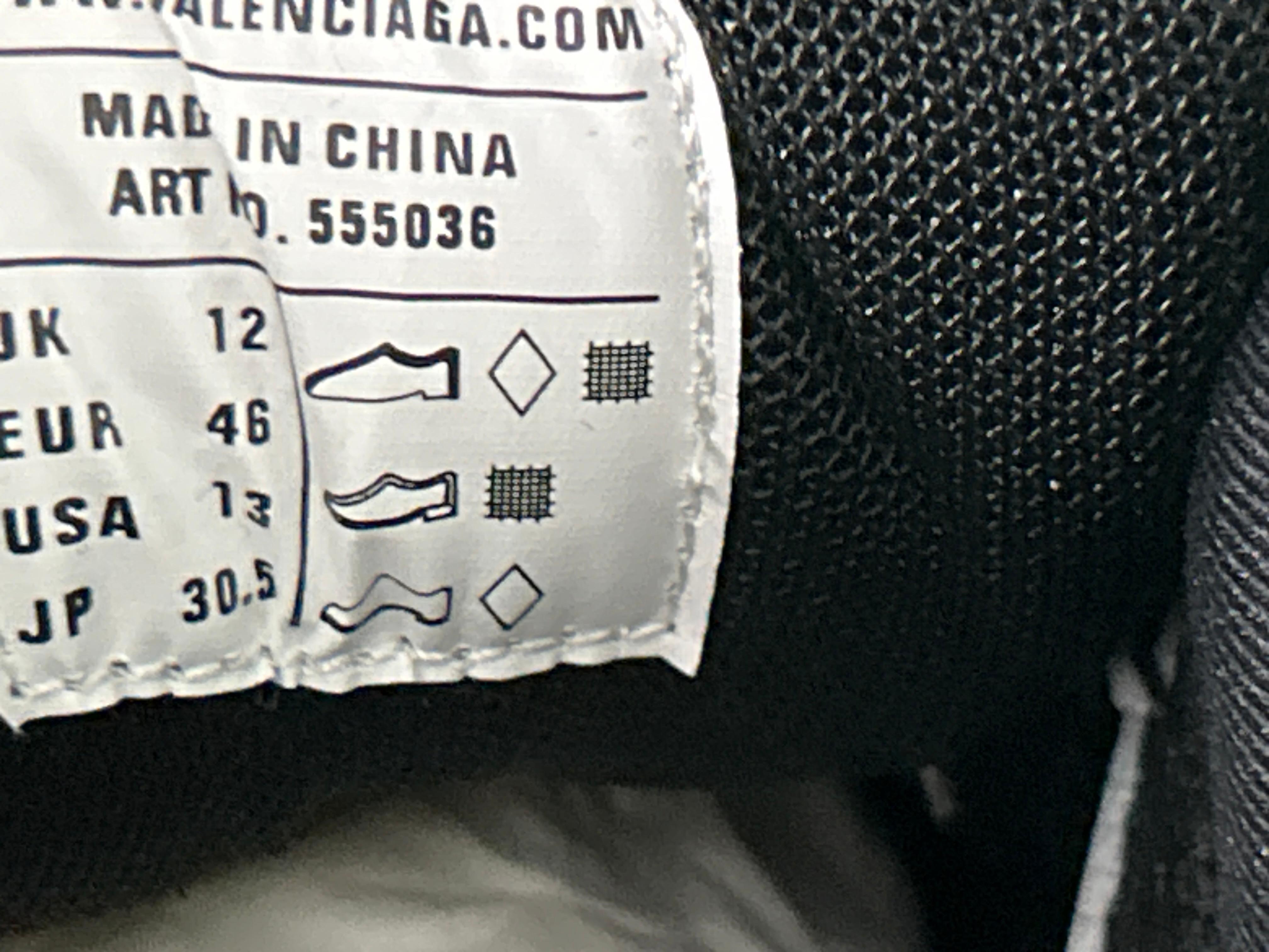 Foto QC 8 de Balenciaga Track LED Trainer Black 555036 W1GB1 1000