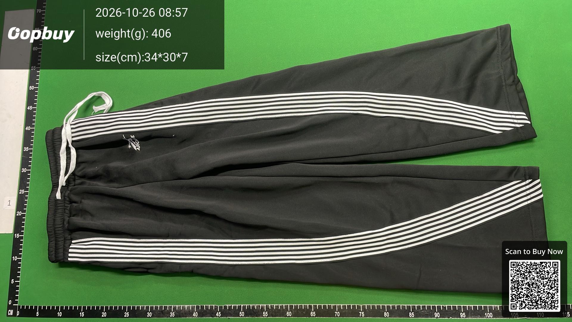 Foto QC 2 de Other Sweatpants Baggy Striped Green