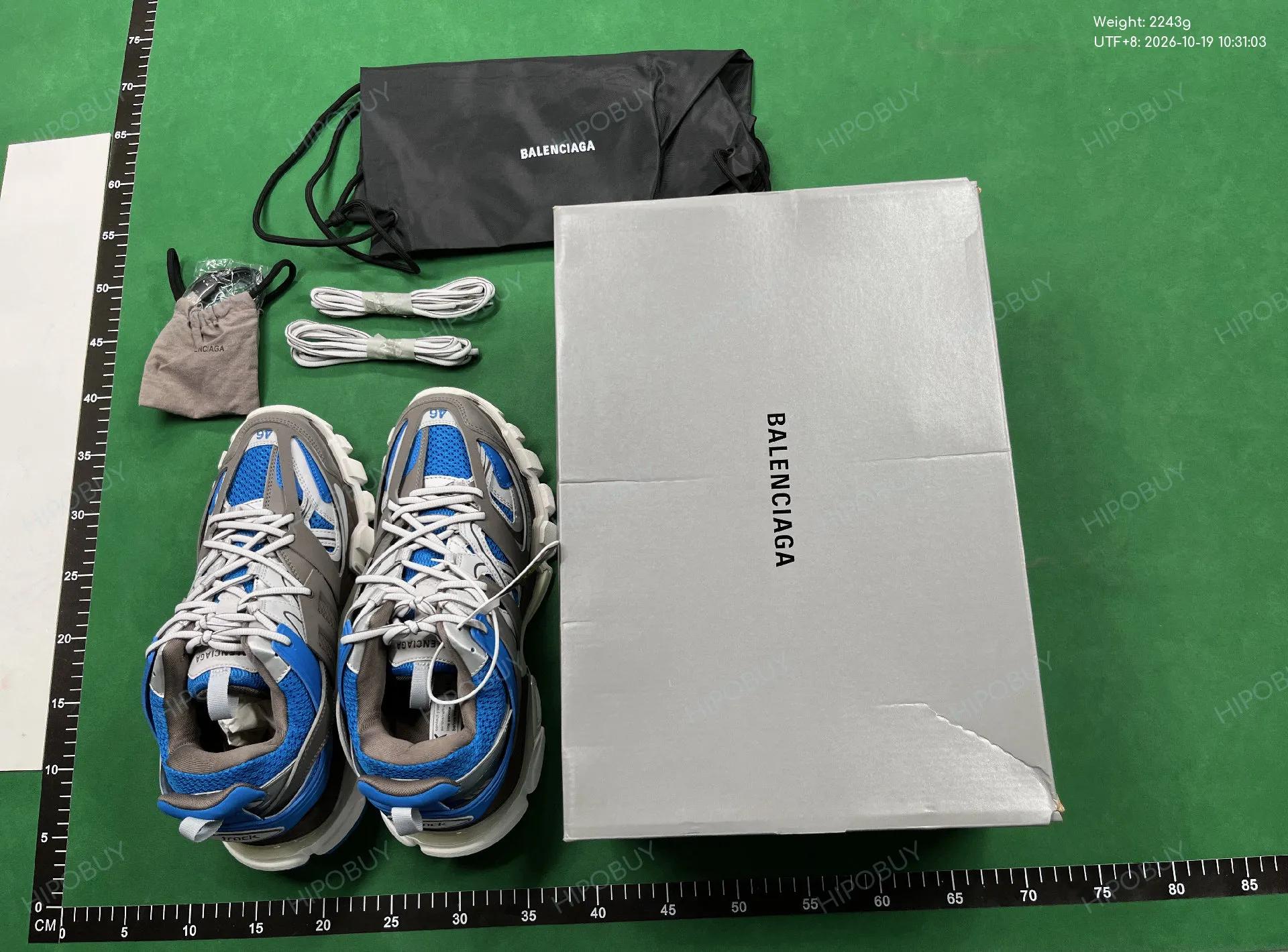 Foto QC 7 de Balenciaga Track LED Sneakers White Grey