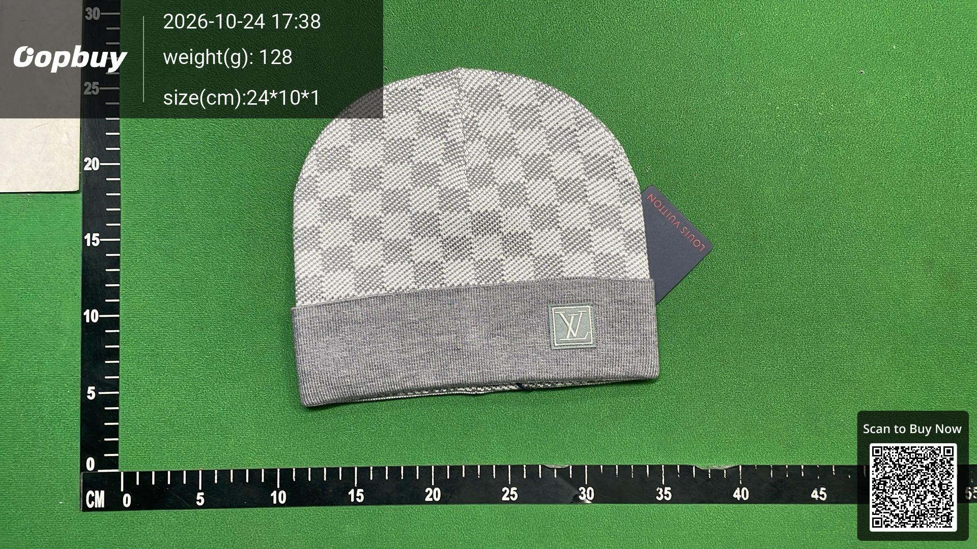 Foto QC 4 de Prada Triangle Logo Beanie Grey