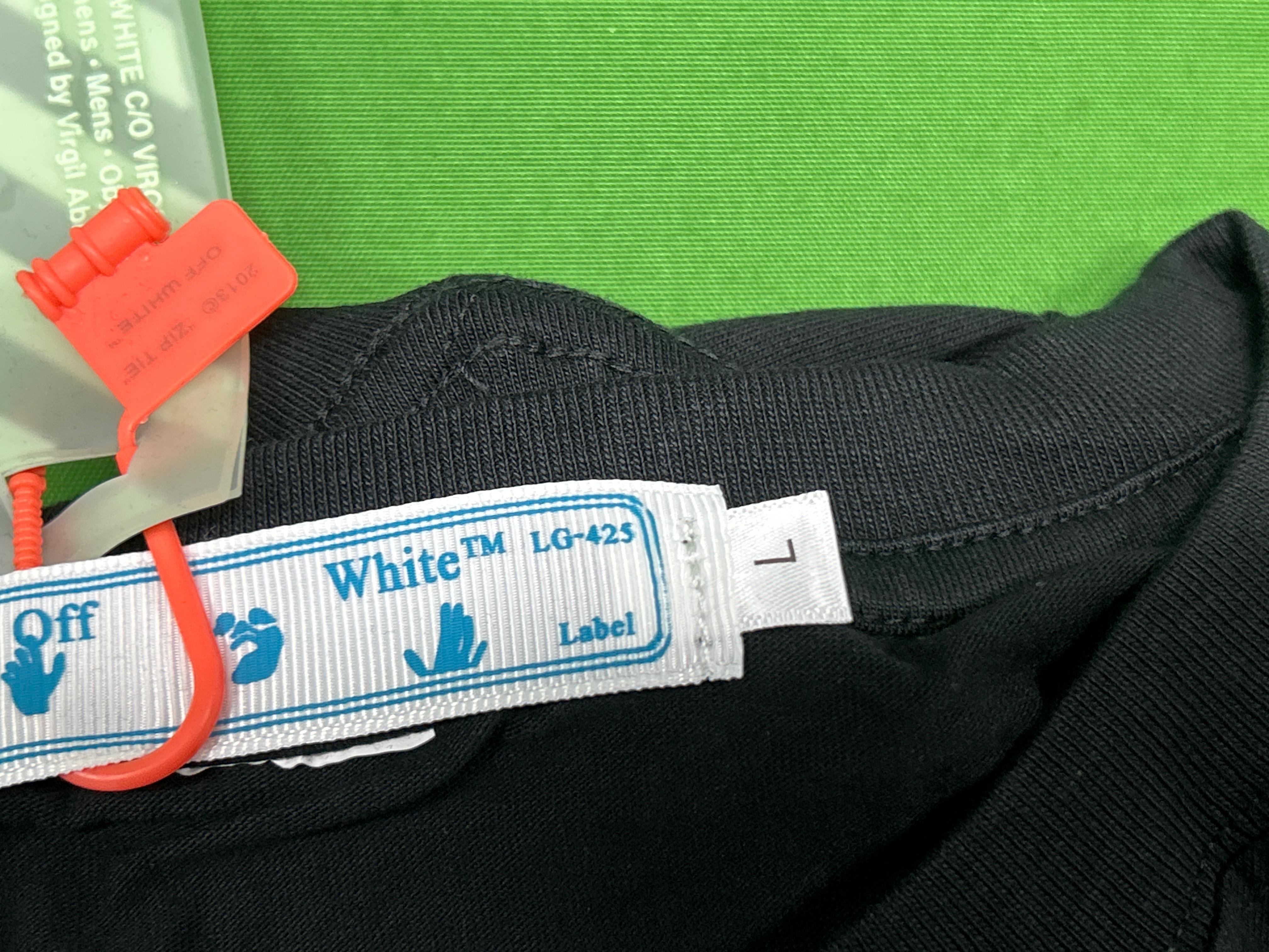 Foto QC 2 de Off-White Seeing Things T-shirt Brushed Arrows Black