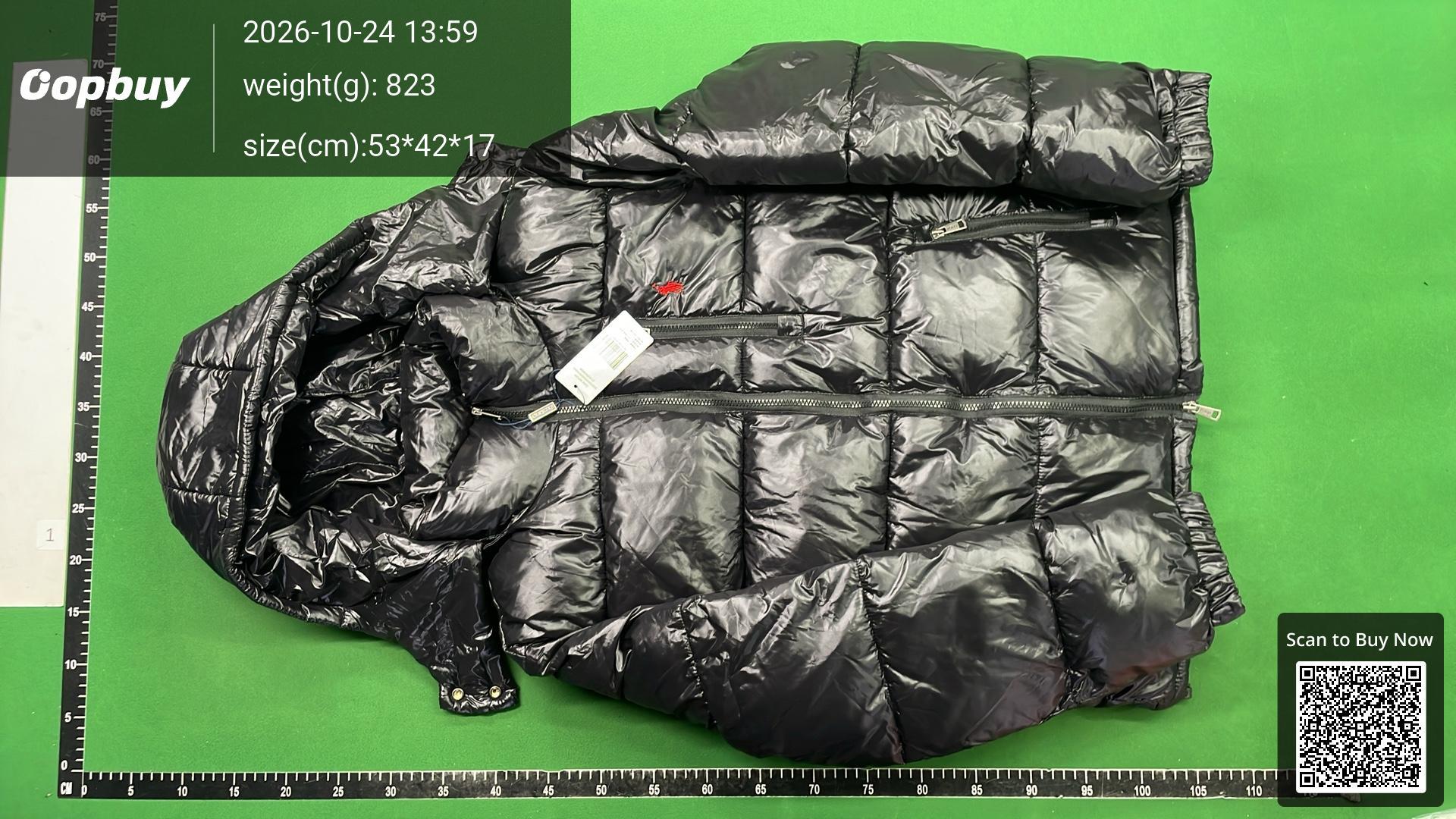 Foto QC 2 de Polo Ralph Lauren Down Jacket Hooded Black