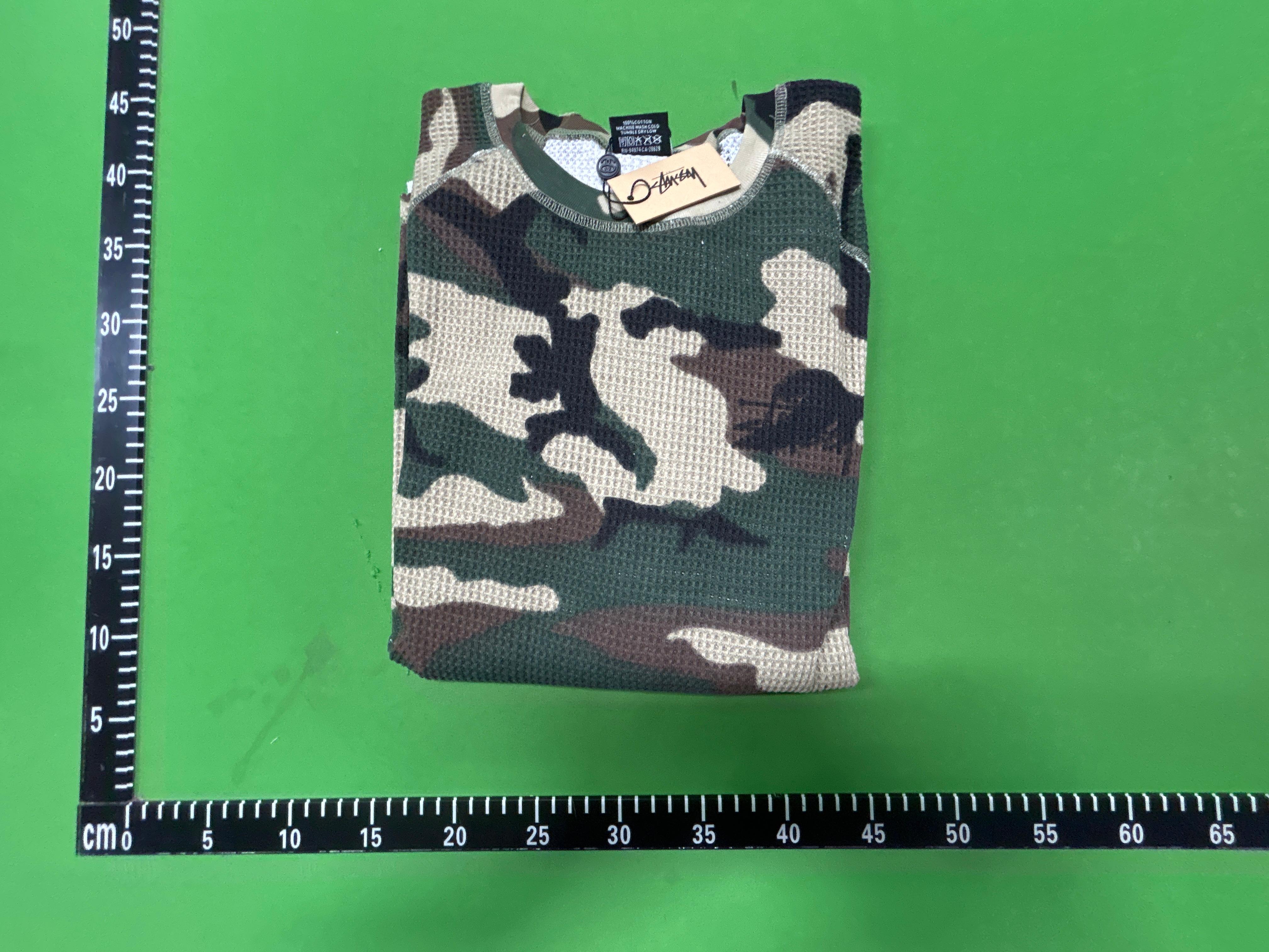 Foto QC 6 de Stussy Logo Plaid Shirt Blue