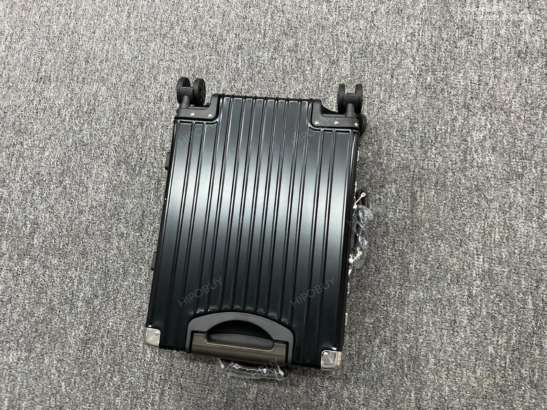 Foto QC 1 de Other Aluminum Magnesium Alloy Trolley Suitcase 20" Retro Red