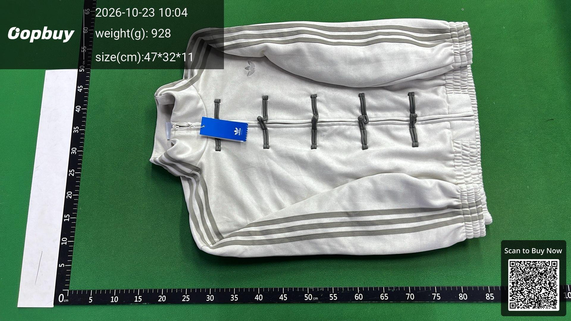 Foto QC 6 de Adidas Year of the Snake Stand Collar Jacket Frog Button Striped White