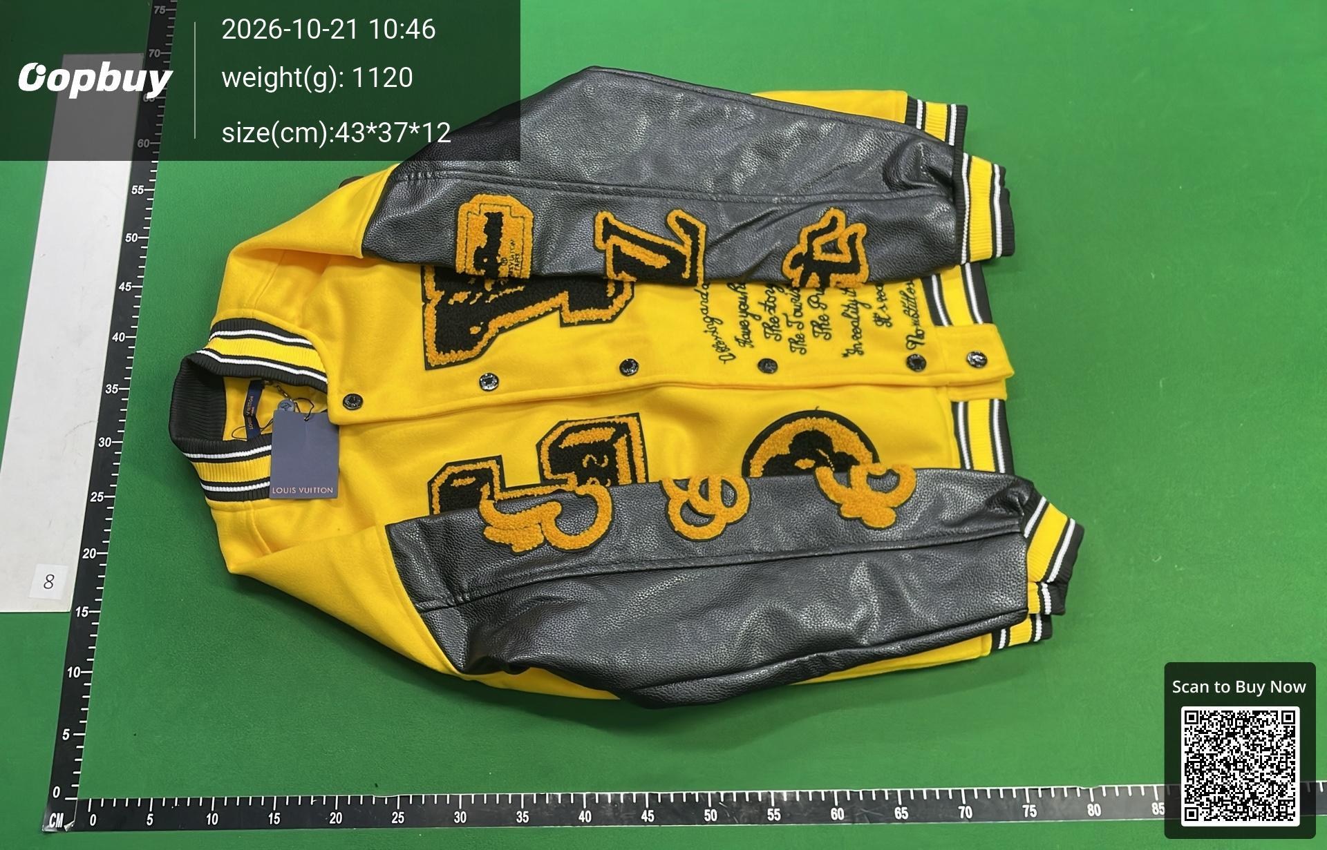 Foto QC 6 de Amiri Varsity Jacket Bones Black White