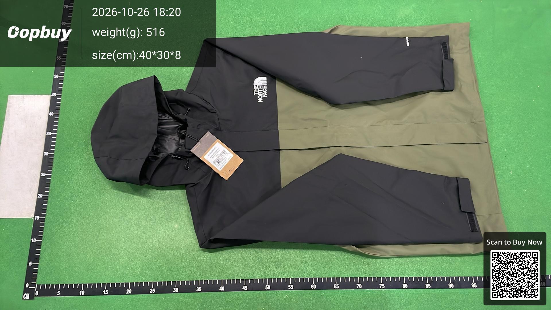 Foto QC 6 de The North Face Windbreaker Jacket Waterproof Hooded Black
