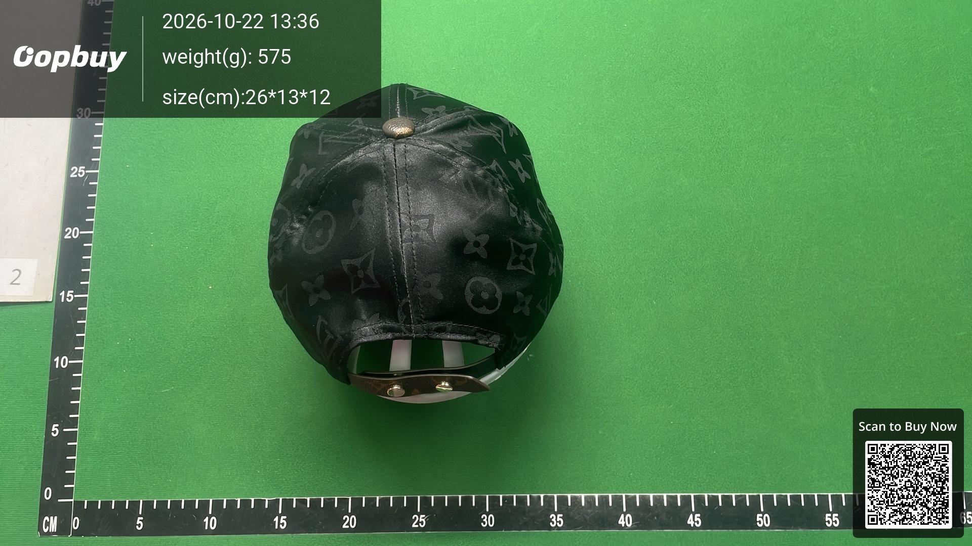 Foto QC 7 de Louis Vuitton Monogram Baseball Cap Black Brown