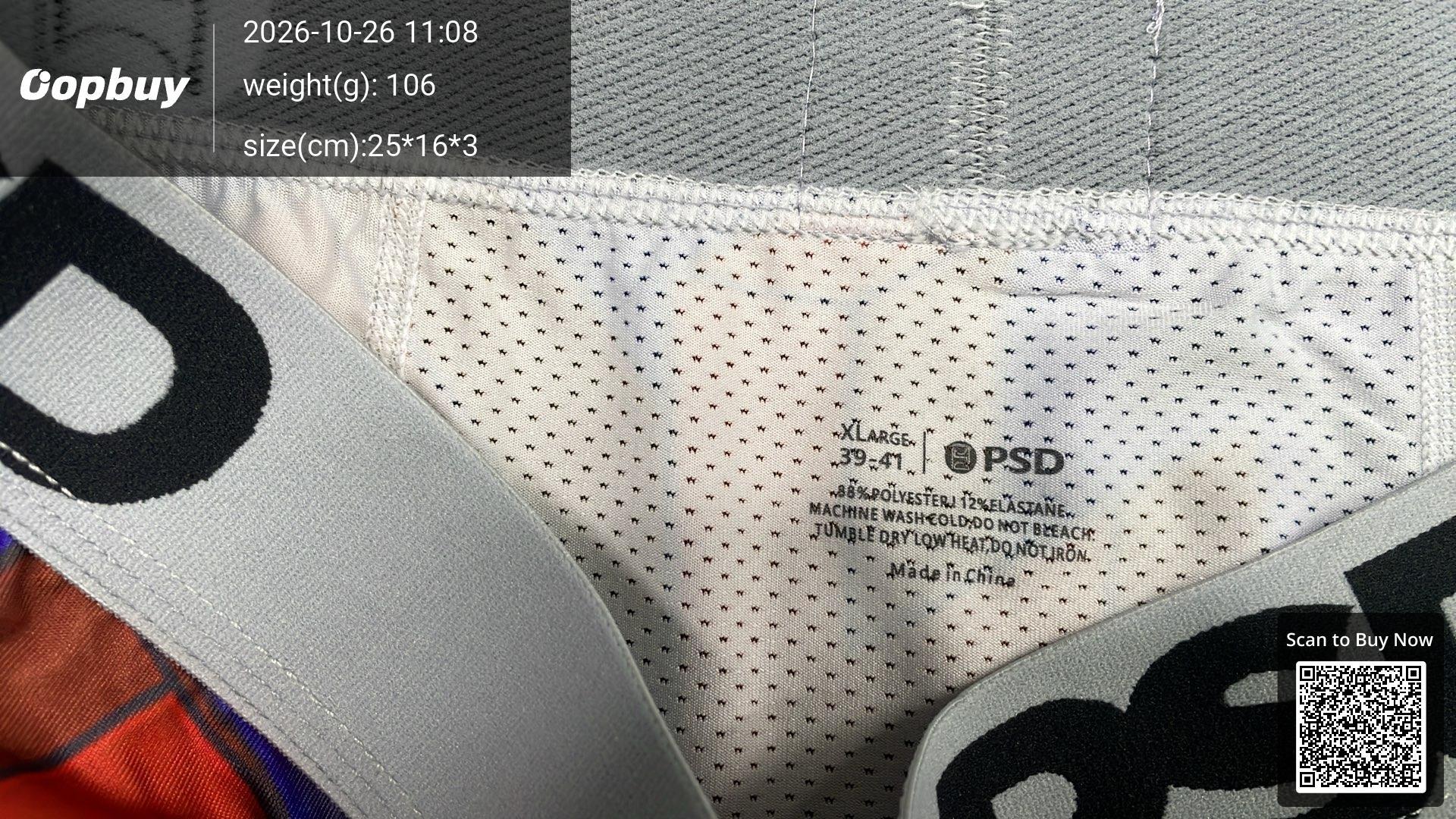 Foto QC 5 de PSD Underwear Boxer Briefs Money Print