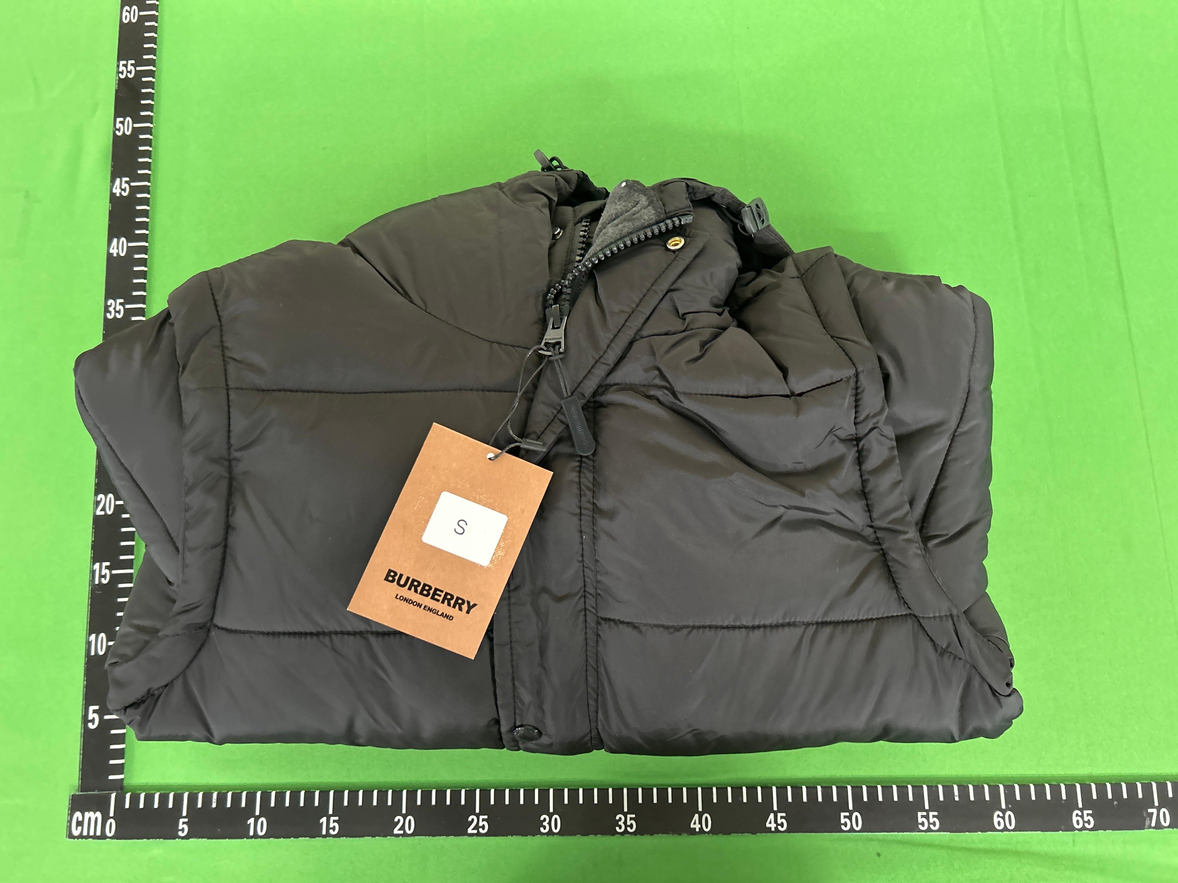 Foto QC 5 de Burberry Puffer Jacket Down Check Black