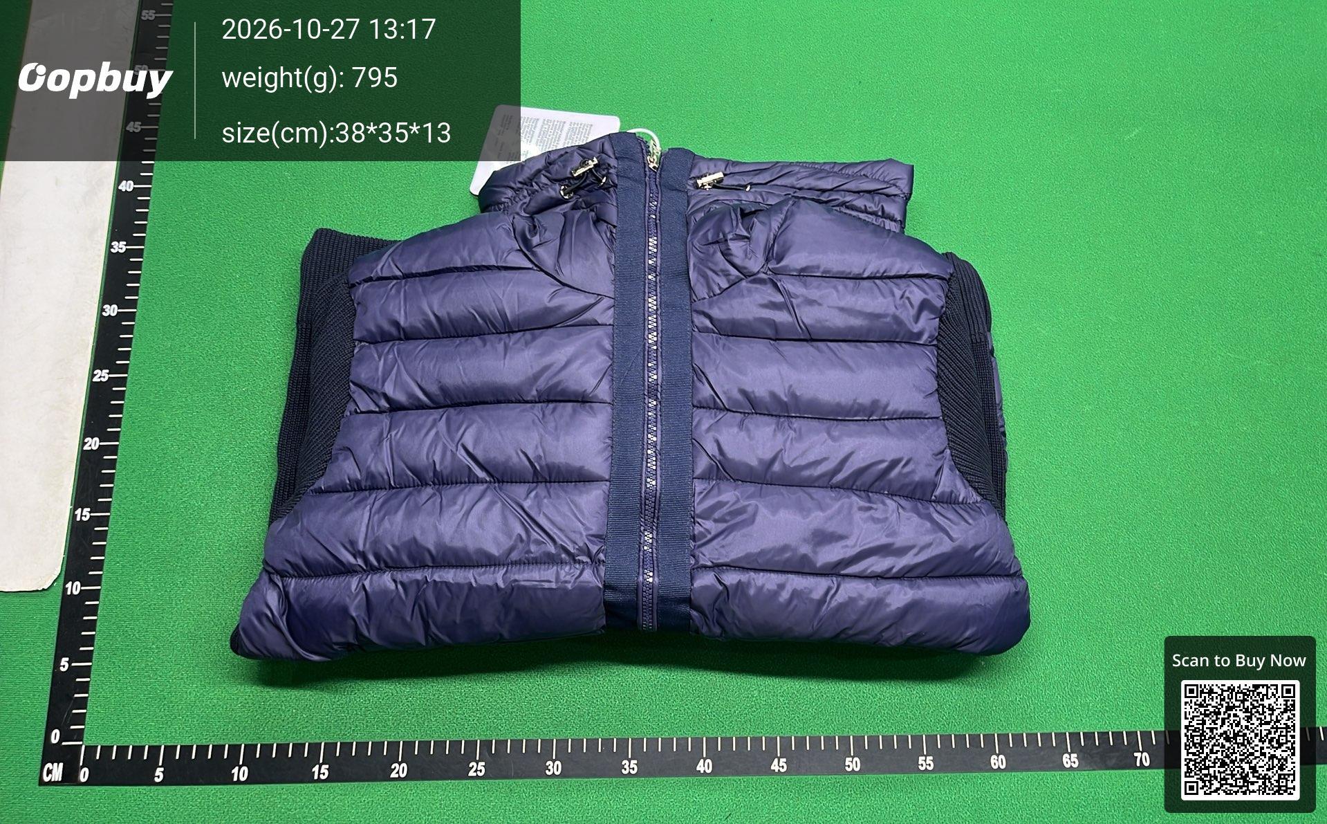 Foto QC 4 de C.P. Company Down Jacket Hybrid Knit Olive
