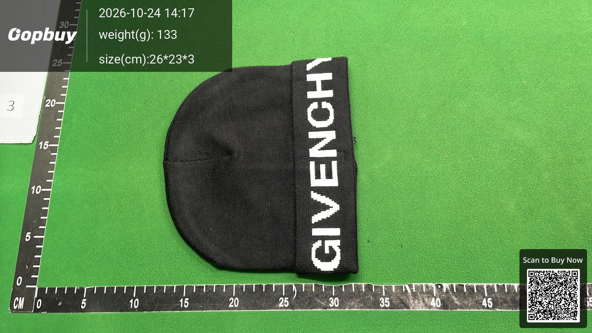 Foto QC 1 de Givenchy Logo Beanie Black