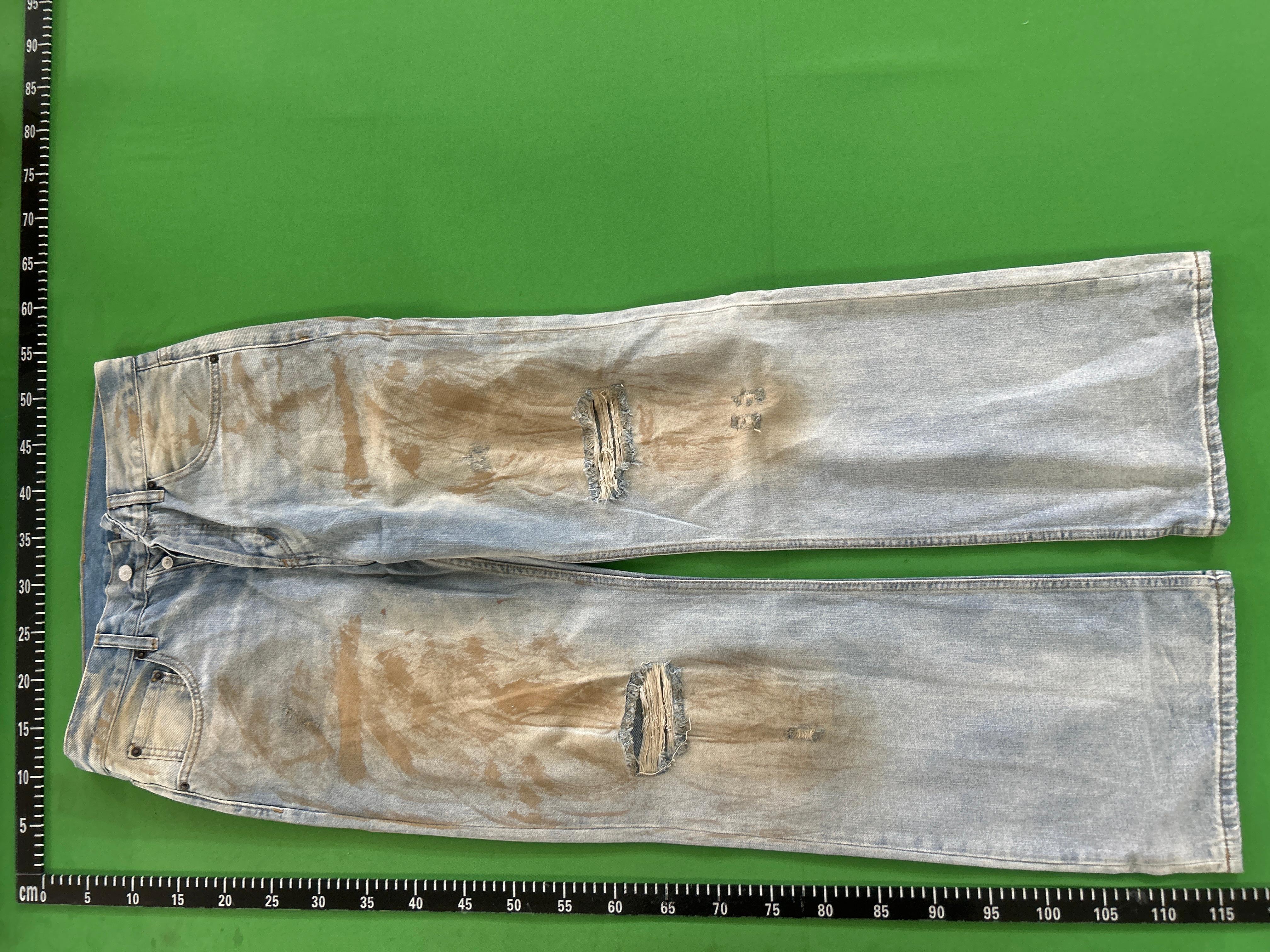 Foto QC 7 de Acne Studios Loose Low-Rise Wide-Leg Distressed Jeans