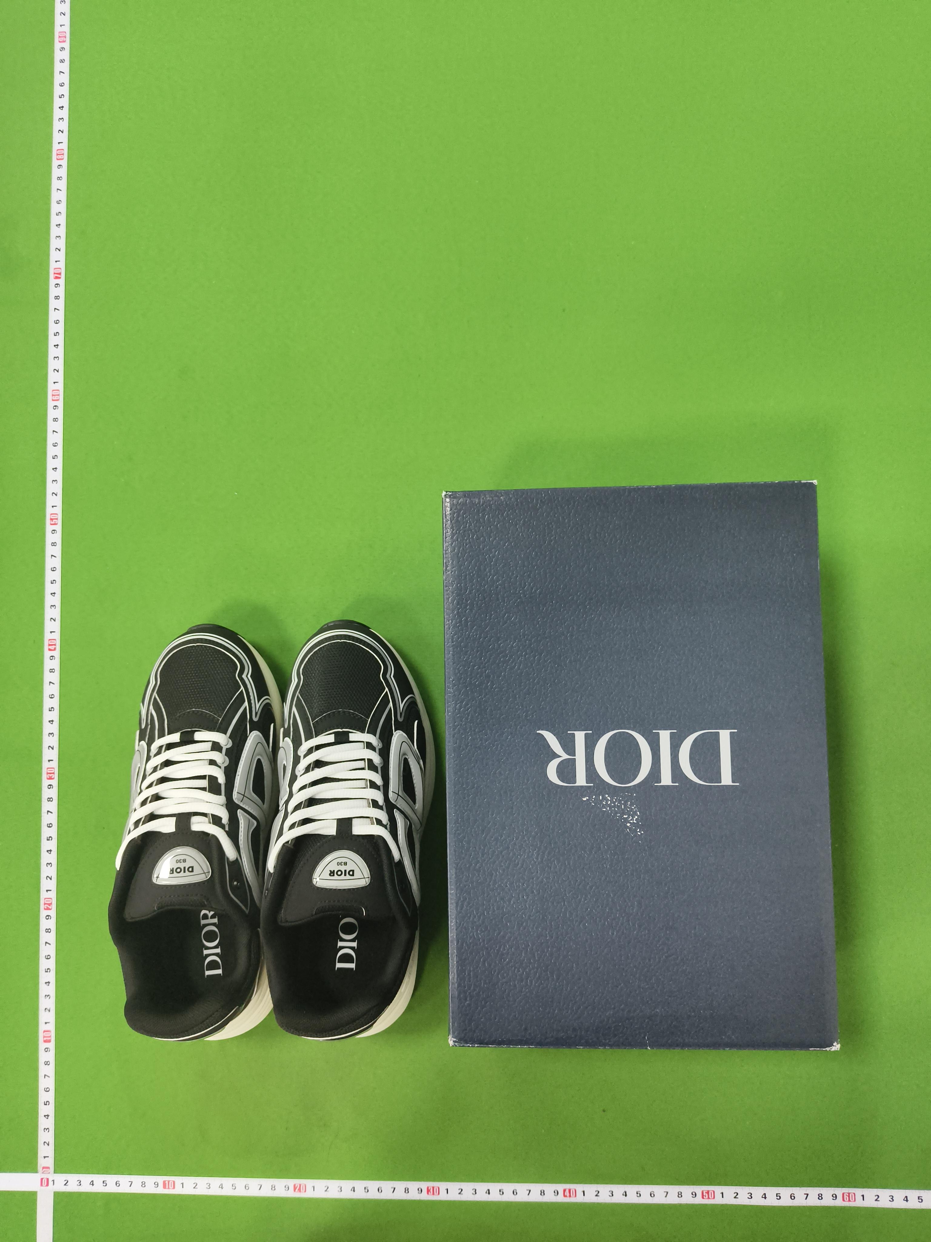 Foto QC 2 de Dior B30 Mesh and Technical Fabric Low-Top Blue Grey Black 3SN279ZRB_H068