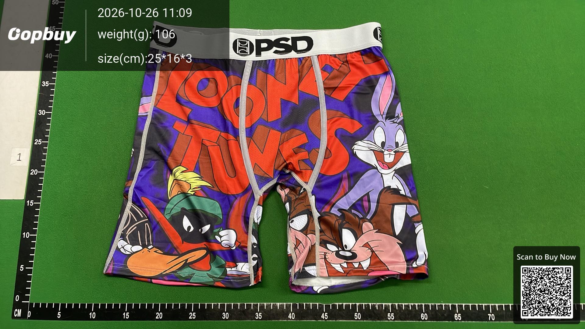 Foto QC 6 de PSD Underwear Boxer Briefs Money Print