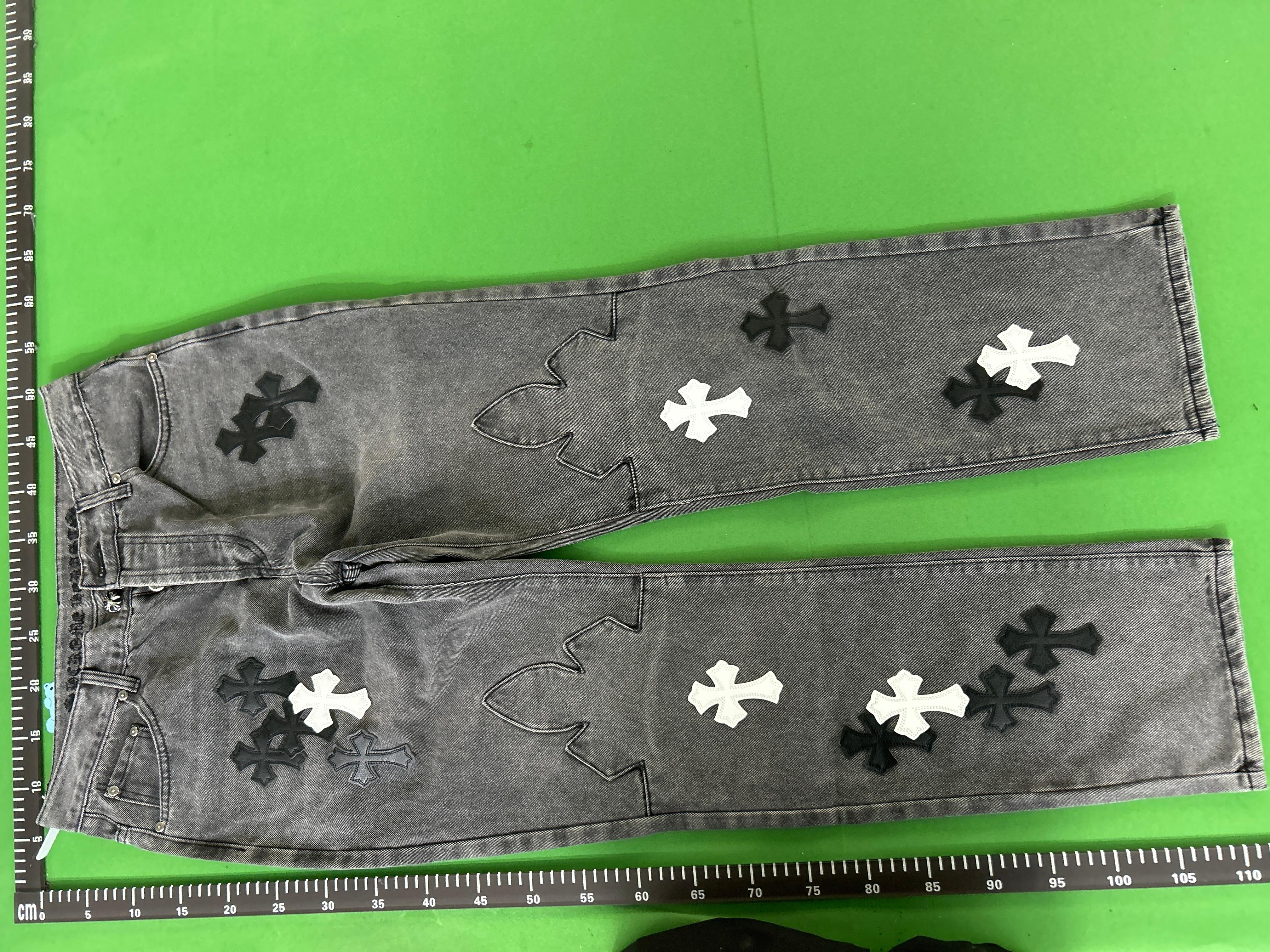 Foto QC 3 de Chrome Hearts Pants Leopard Cross Patch Chino Brown